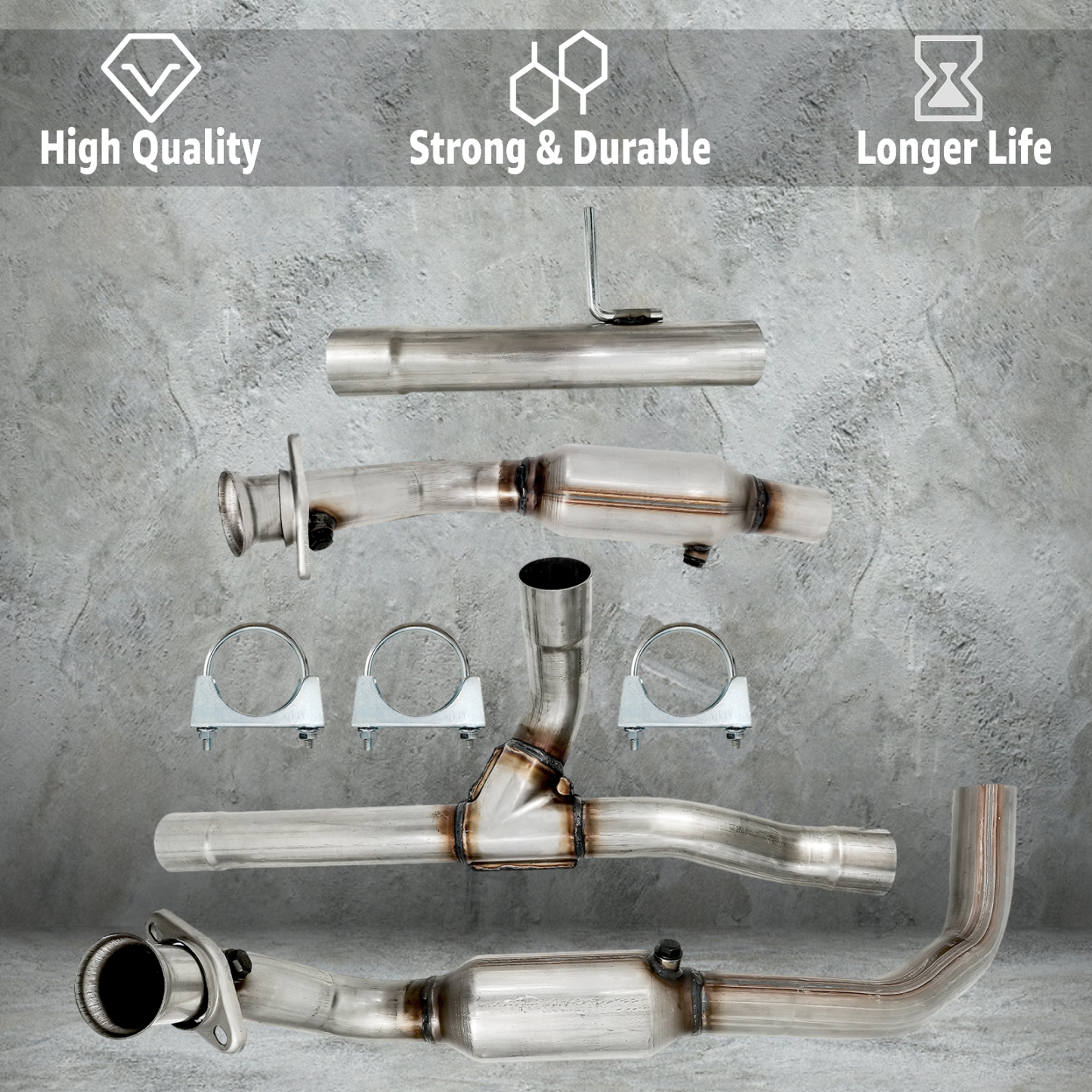 Catalytic Converter for Ford F150 5.4L V8 2004-2008 for Lincoln Mark 2006-2008 - Left & Right 