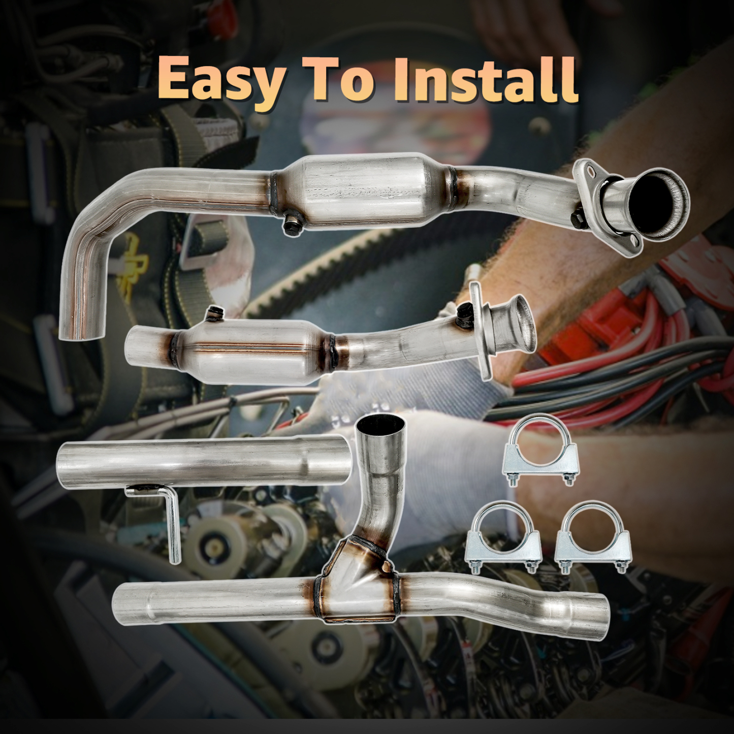 Catalytic Converter for Ford F150 5.4L V8 2004-2008 for Lincoln Mark 2006-2008 - Left & Right 