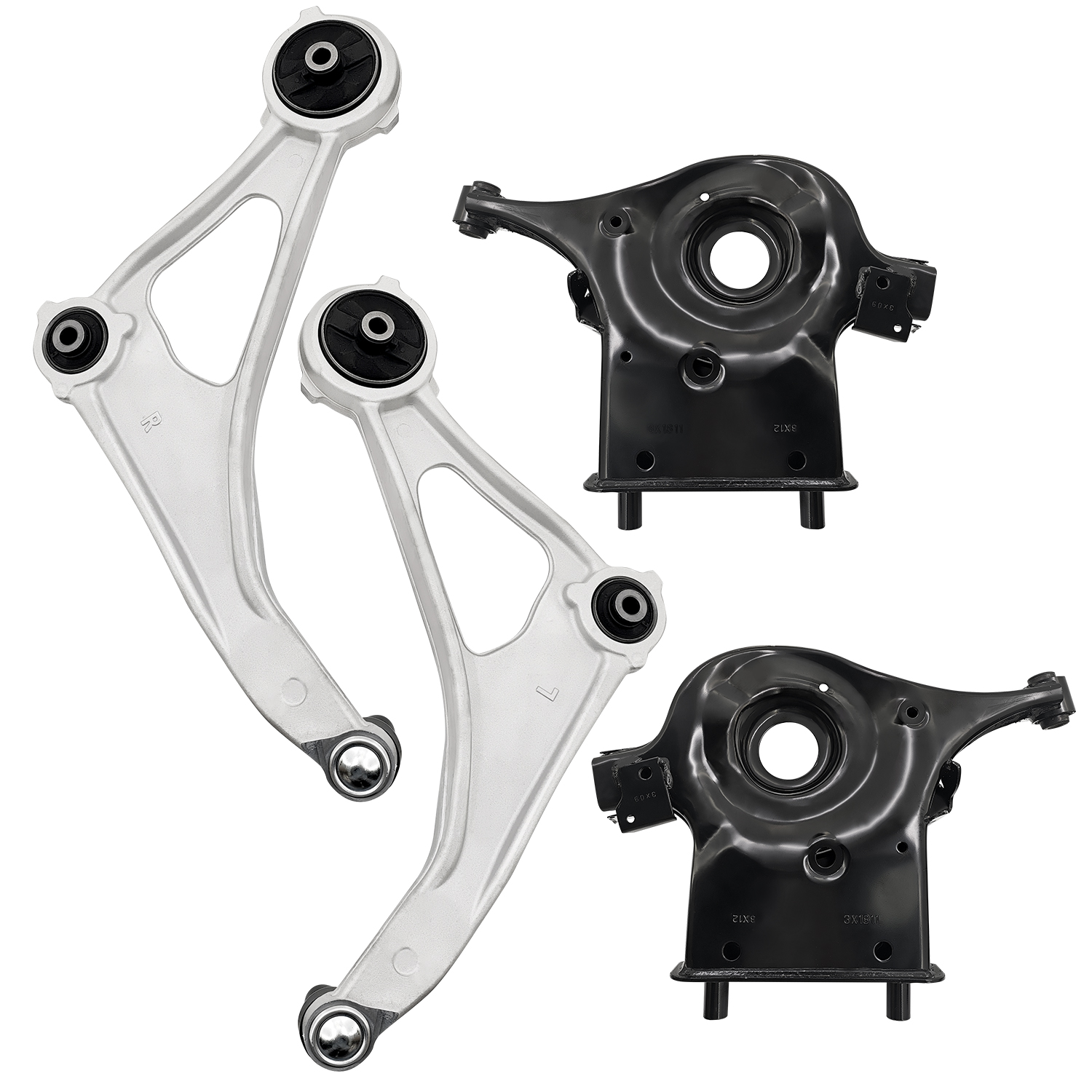 4-Piece Lower Control Arm Kit for Nissan Altima (2015–2018, 2.5L/3.5L) & Maxima (2016–2021, 3.5L) – Front Suspension Kit