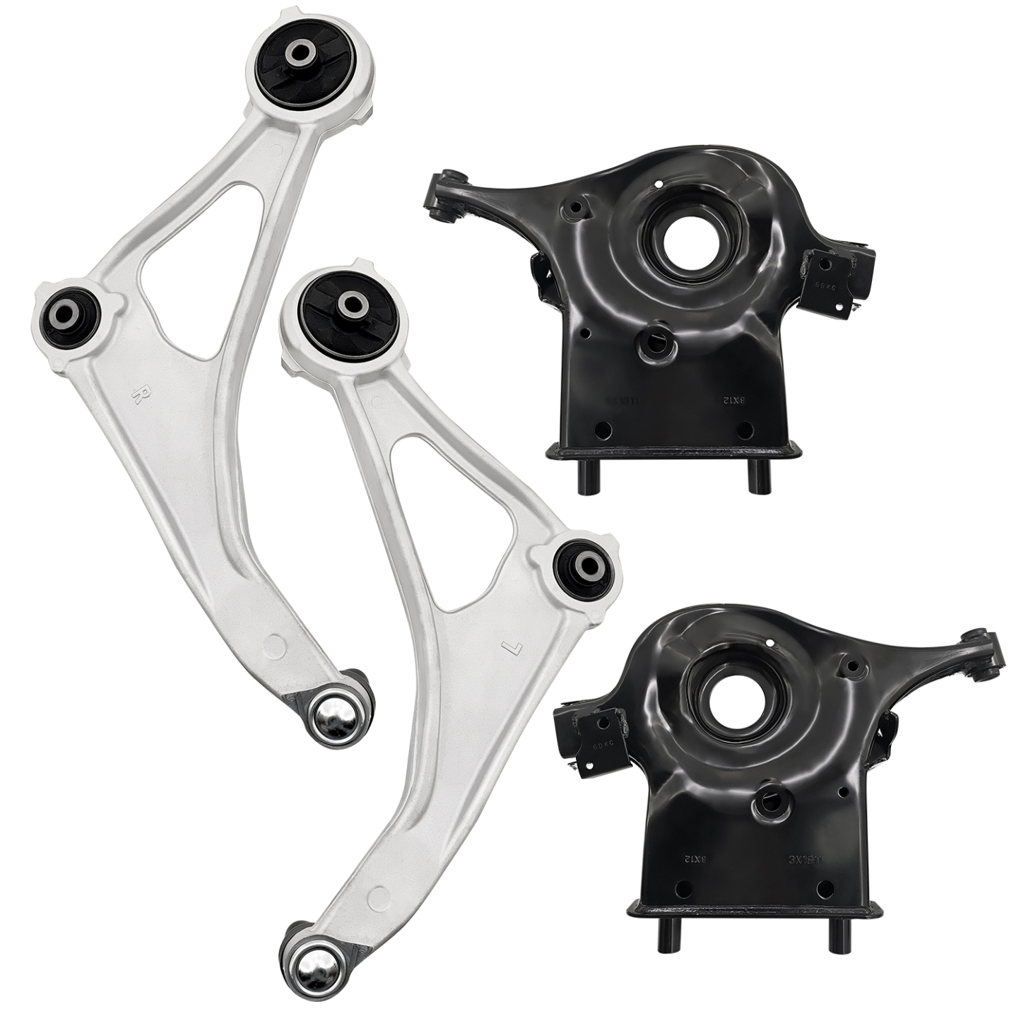 4-Piece Lower Control Arm Kit for Nissan Altima (2015–2018, 2.5L/3.5L) & Maxima (2016–2021, 3.5L) – Front Suspension Kit