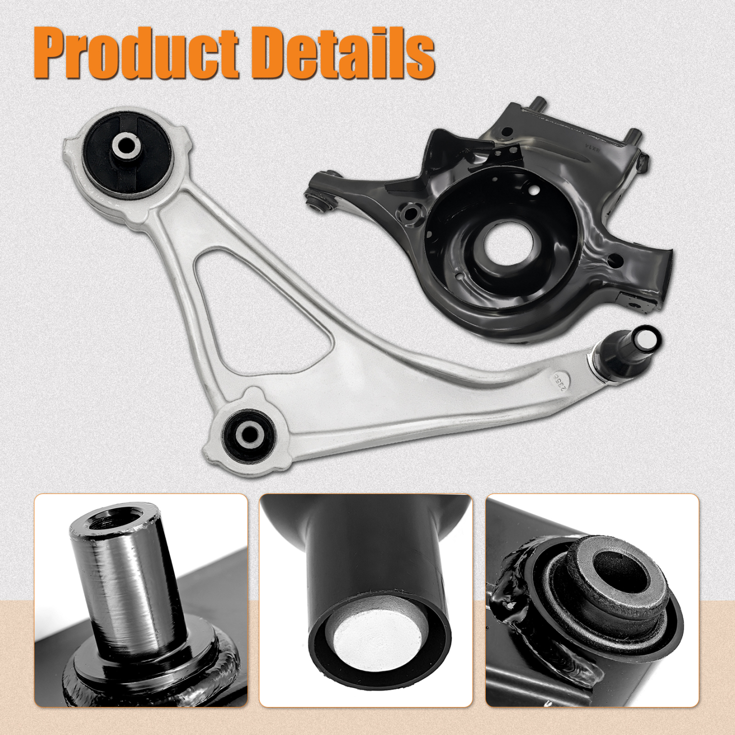 4-Piece Lower Control Arm Kit for Nissan Altima (2015–2018, 2.5L/3.5L) & Maxima (2016–2021, 3.5L) – Front Suspension Kit