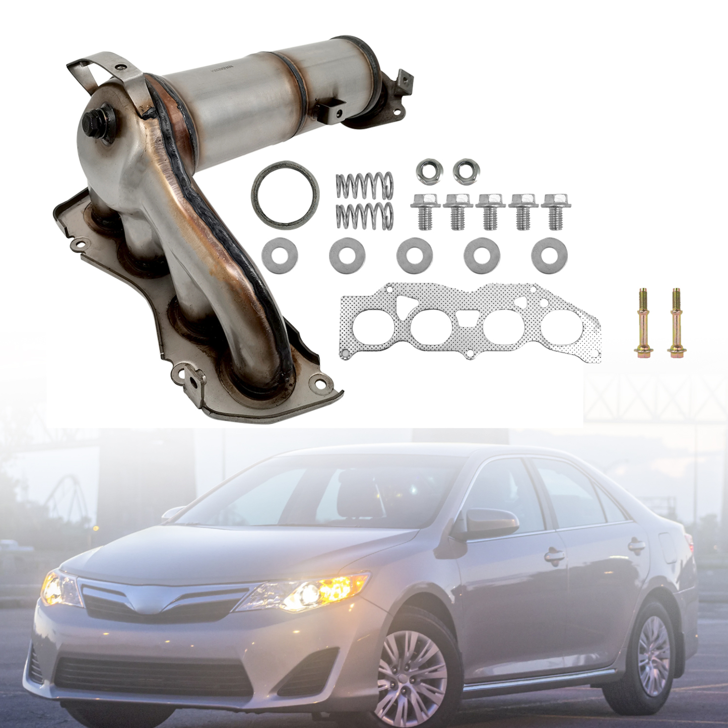 Front Catalytic Converter fit for 2012-2014 Toyota Camry 2.5L( With PZEV Only)