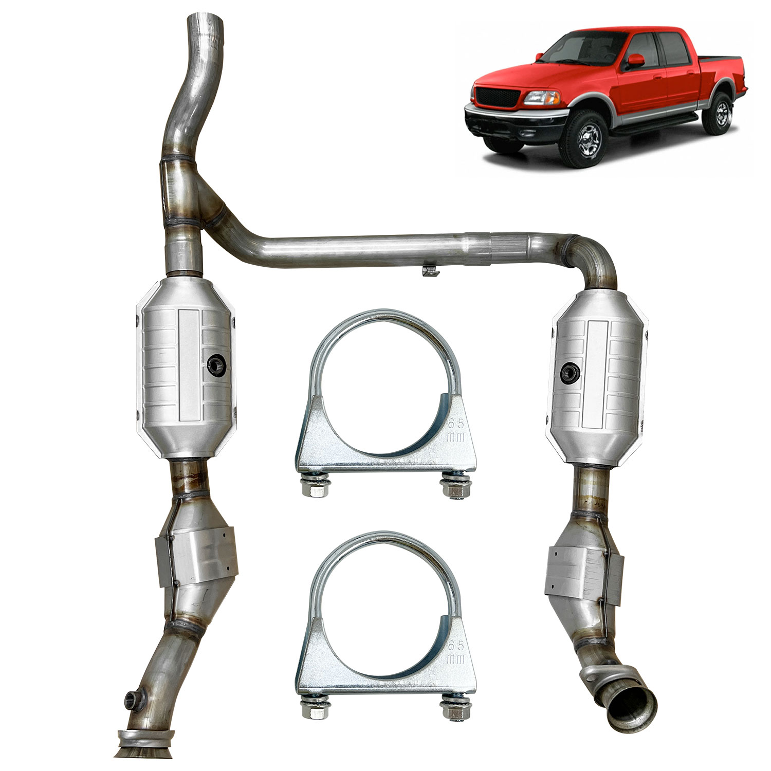 Catalytic Converters for 2001-2003 Ford F-150, 2001-2002 Ford Expedition, 2004 F-150 Heritage 4.6L V8