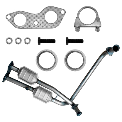 Y-Pipe Catalytic Converter fit for 1996-2000 Cadillac Escalade Chevy Tahoe GMC Yukon Suburban 5.7L V8 Engine