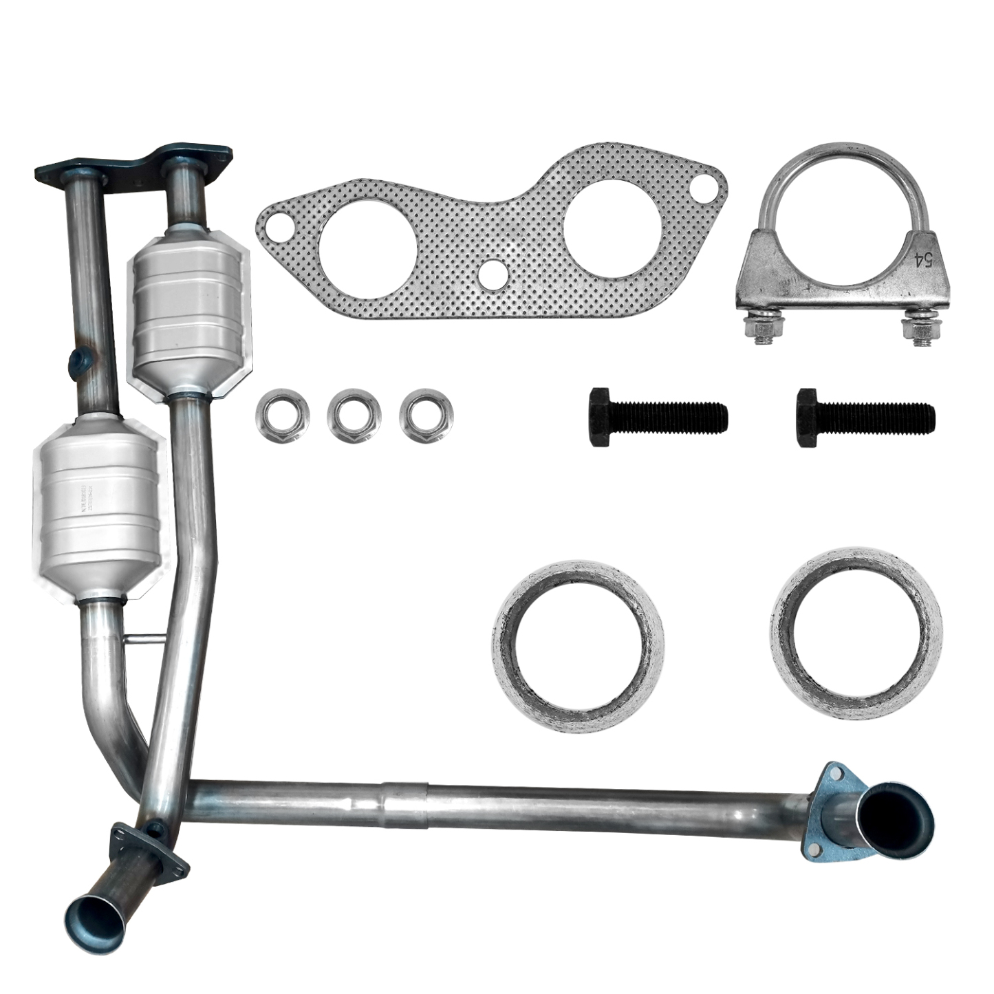 Y-Pipe Catalytic Converter fit for 1996-2000 Cadillac Escalade Chevy Tahoe GMC Yukon Suburban 5.7L V8 Engine