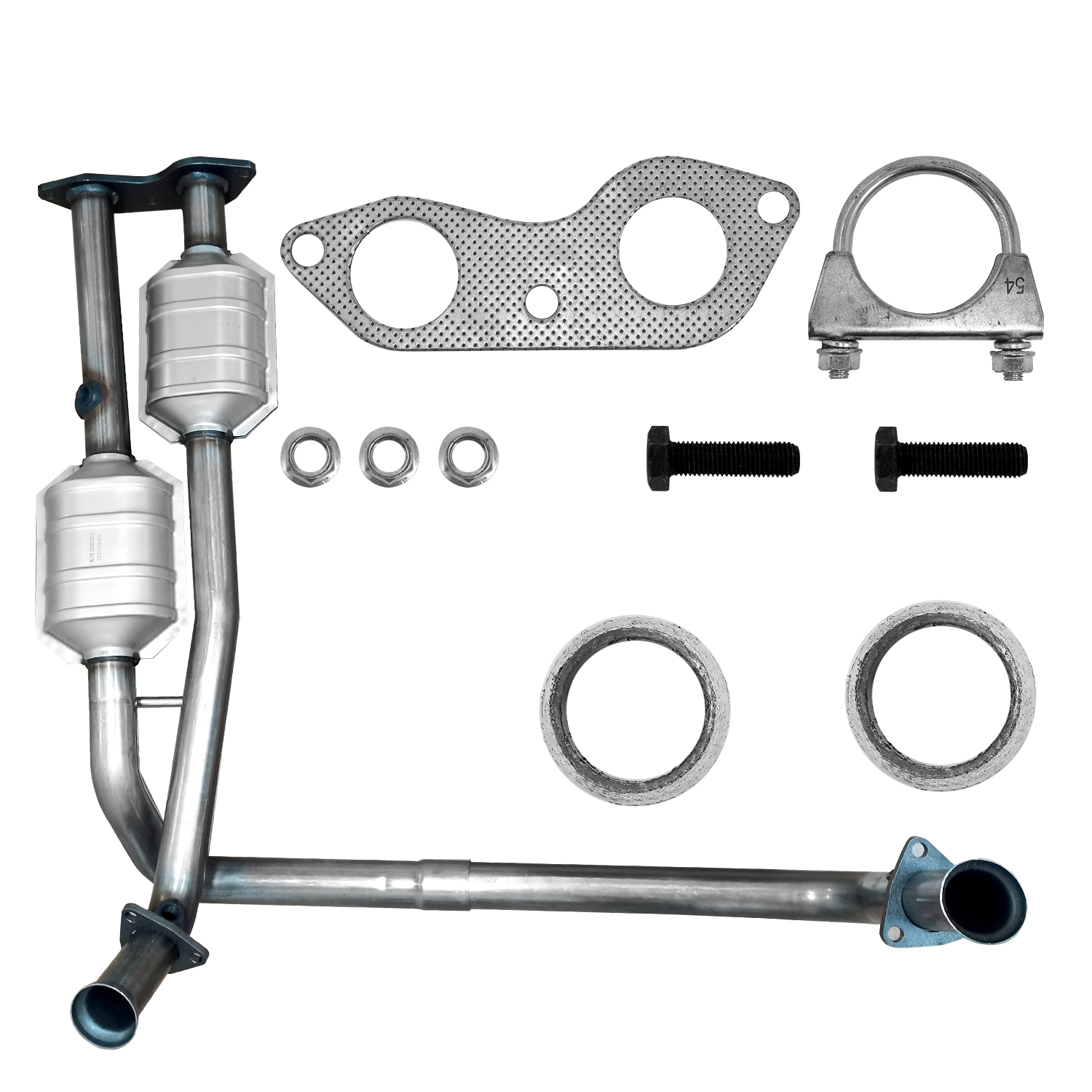 Y-Pipe Catalytic Converter fit for 1996-2000 Cadillac Escalade Chevy Tahoe GMC Yukon Suburban 5.7L V8 Engine