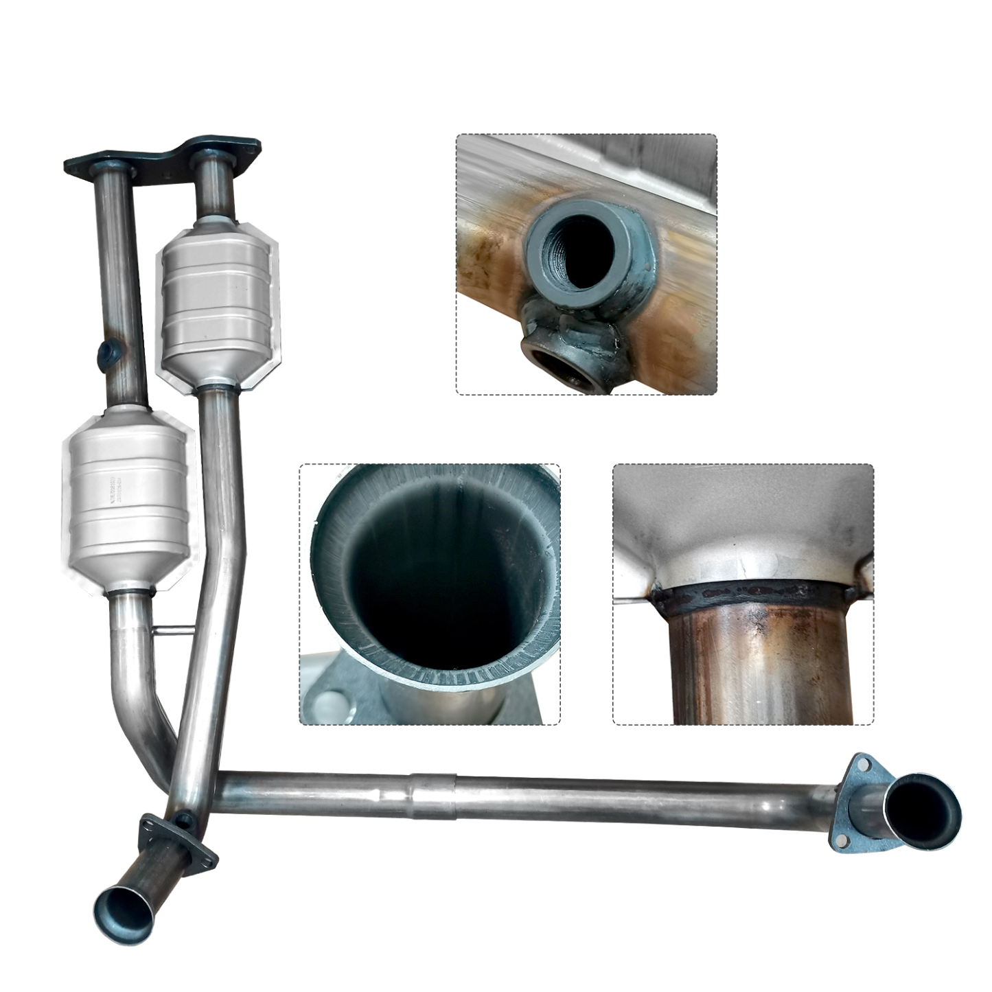 Y-Pipe Catalytic Converter fit for 1996-2000 Cadillac Escalade Chevy Tahoe GMC Yukon Suburban 5.7L V8 Engine