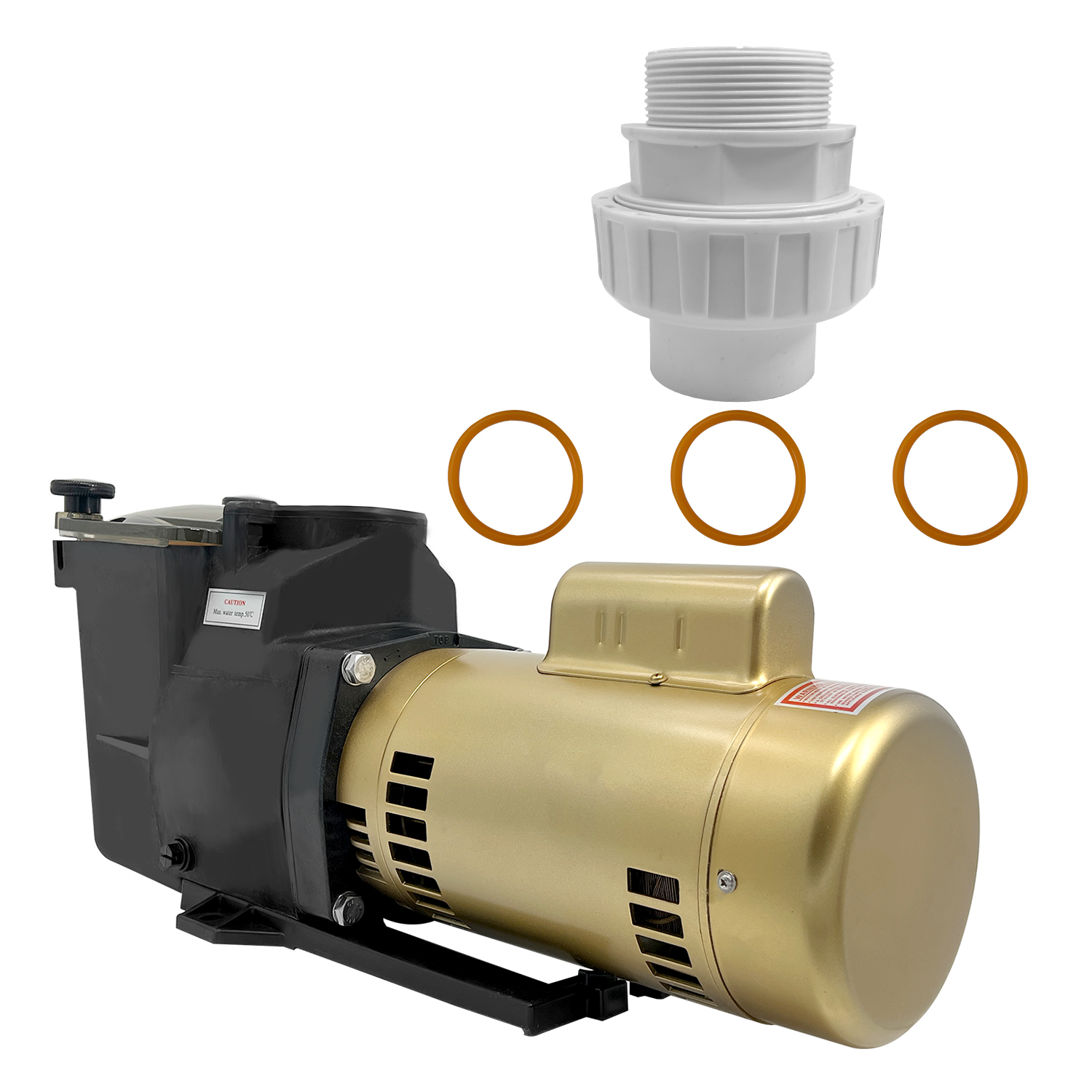 Pool Pump 1HP 115/230V Single Speed Pool Pump, Replacement Swimming Pool Pump for Hayward SP2607X10, High-Performance Super Pool Pump for In-Ground Pool and Spa