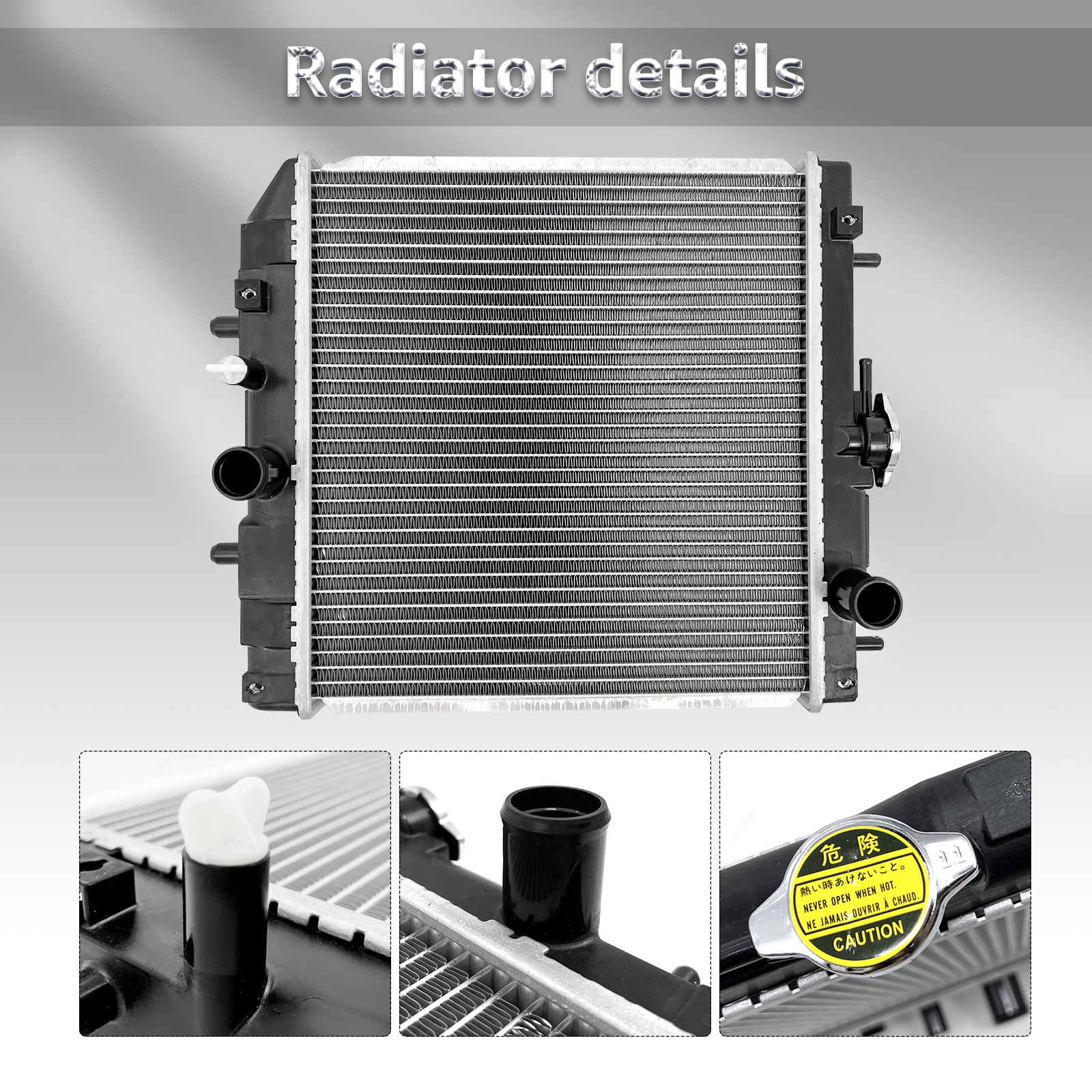 Radiator fit for Kubota RTV900