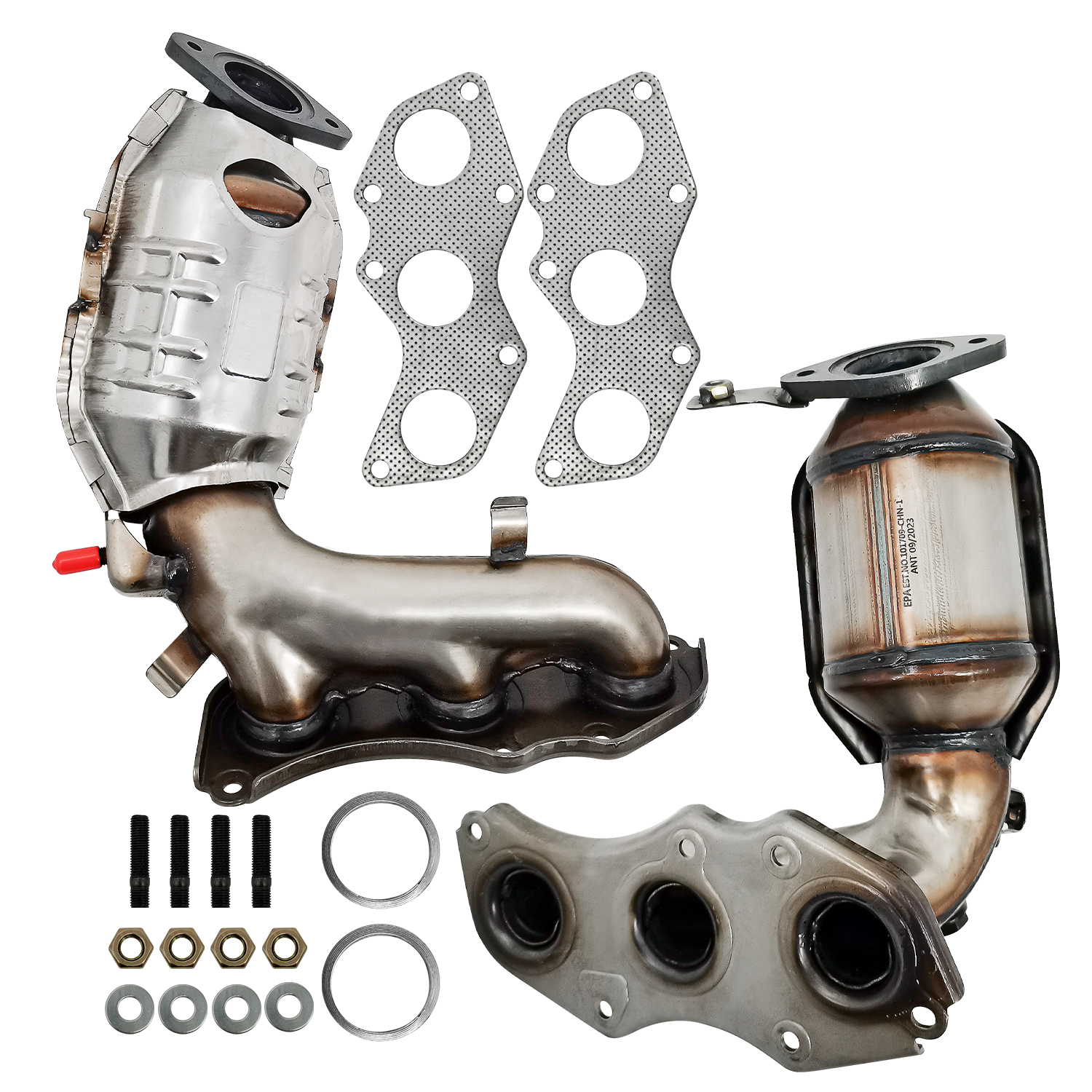 Front Rear Manifold Catalytic Converter Kit Fits 2008-2013 Toyota Highlander Sport 3.5L V6