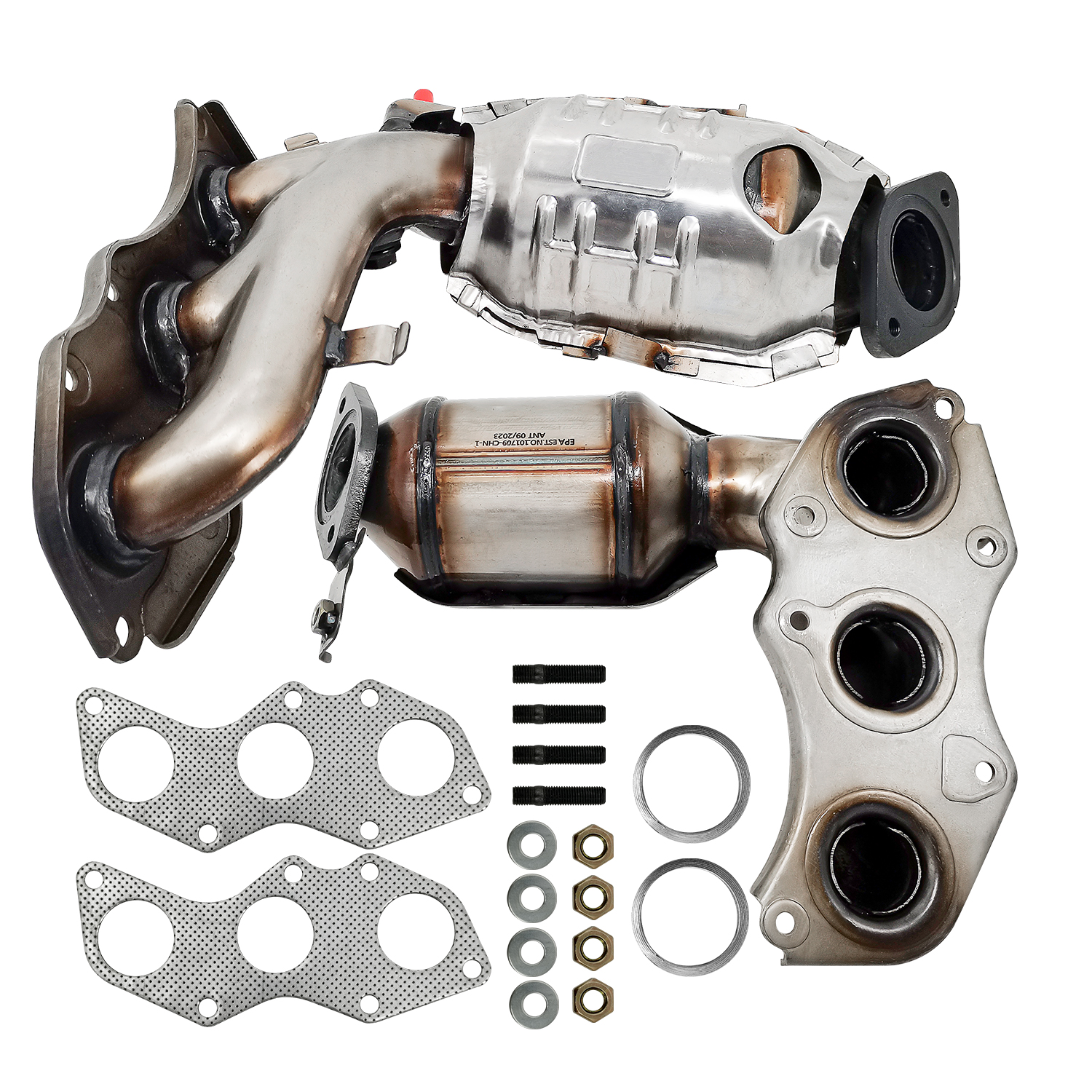 Front Rear Manifold Catalytic Converter Kit Fits 2008-2013 Toyota Highlander Sport 3.5L V6