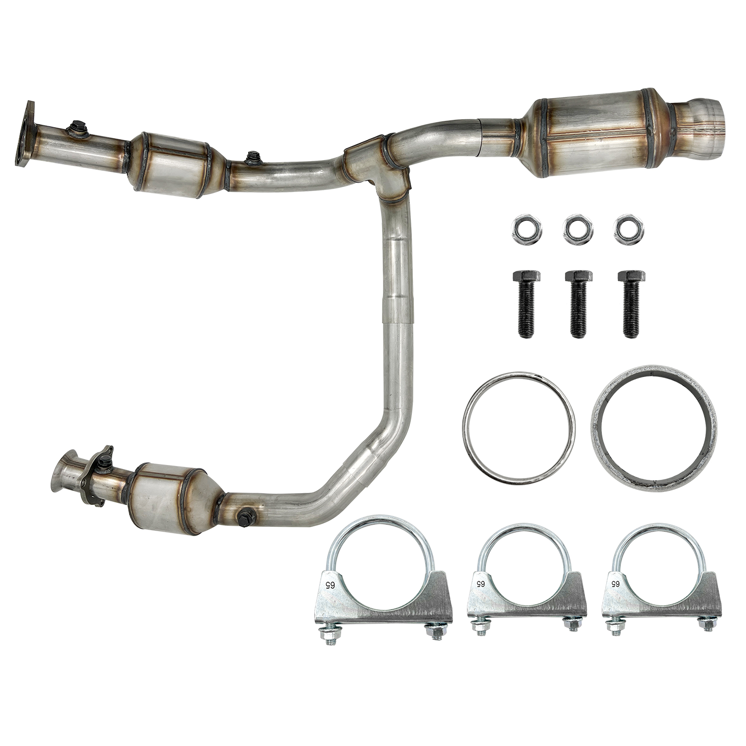 Y-Pipe Catalytic Converters Fit for 2015-2020 Cadillac Escalade & ESV 2014-2020 Chevy Silverado 1500 Tahoe Suburban GMC Sierra 1500 Yukon XL Denali SLT 6.2L V8