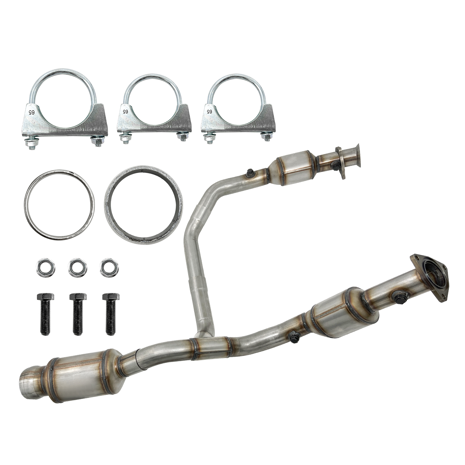 Y-Pipe Catalytic Converters Fit for 2015-2020 Cadillac Escalade & ESV 2014-2020 Chevy Silverado 1500 Tahoe Suburban GMC Sierra 1500 Yukon XL Denali SLT 6.2L V8