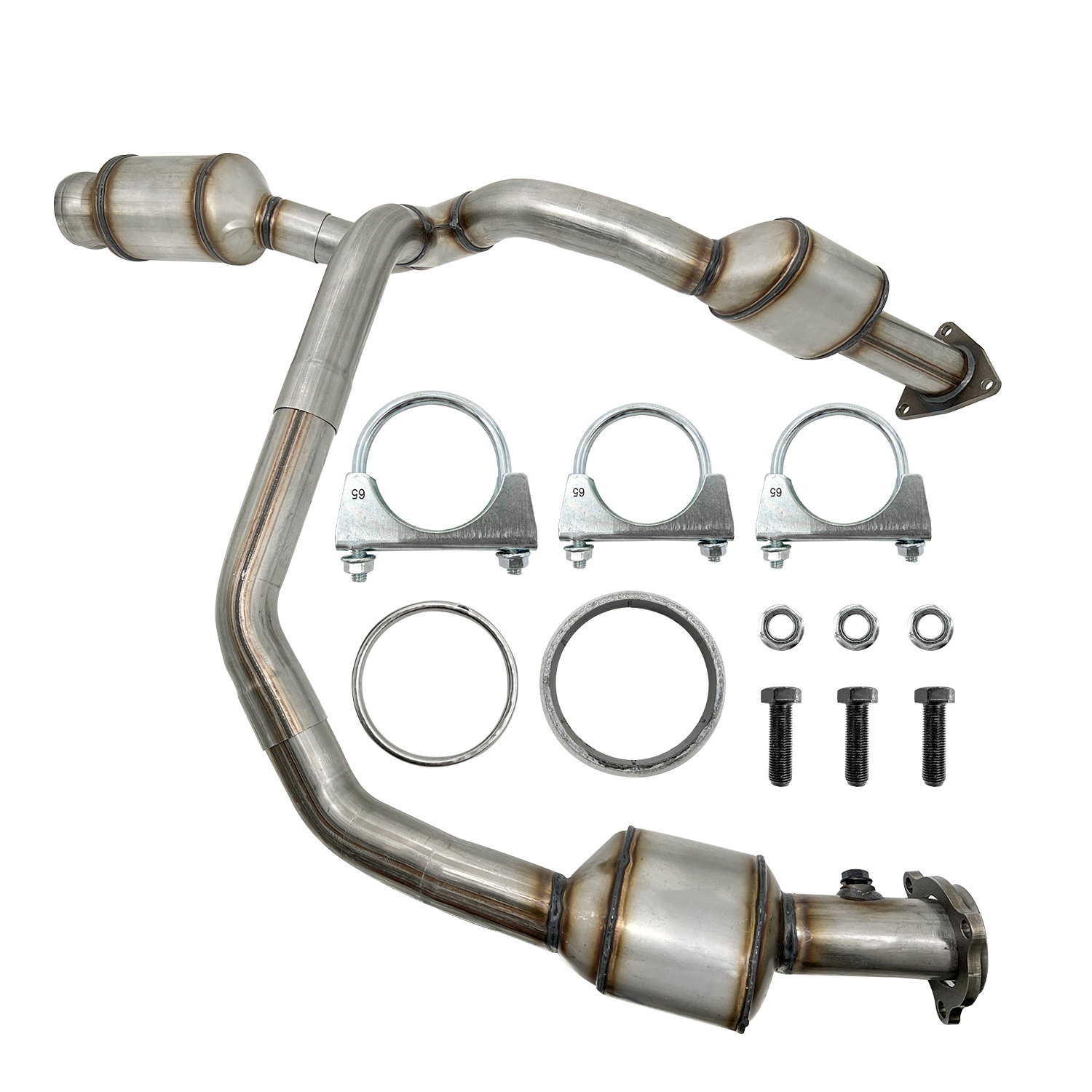 Y-Pipe Catalytic Converters Fit for 2015-2020 Cadillac Escalade & ESV 2014-2020 Chevy Silverado 1500 Tahoe Suburban GMC Sierra 1500 Yukon XL Denali SLT 6.2L V8
