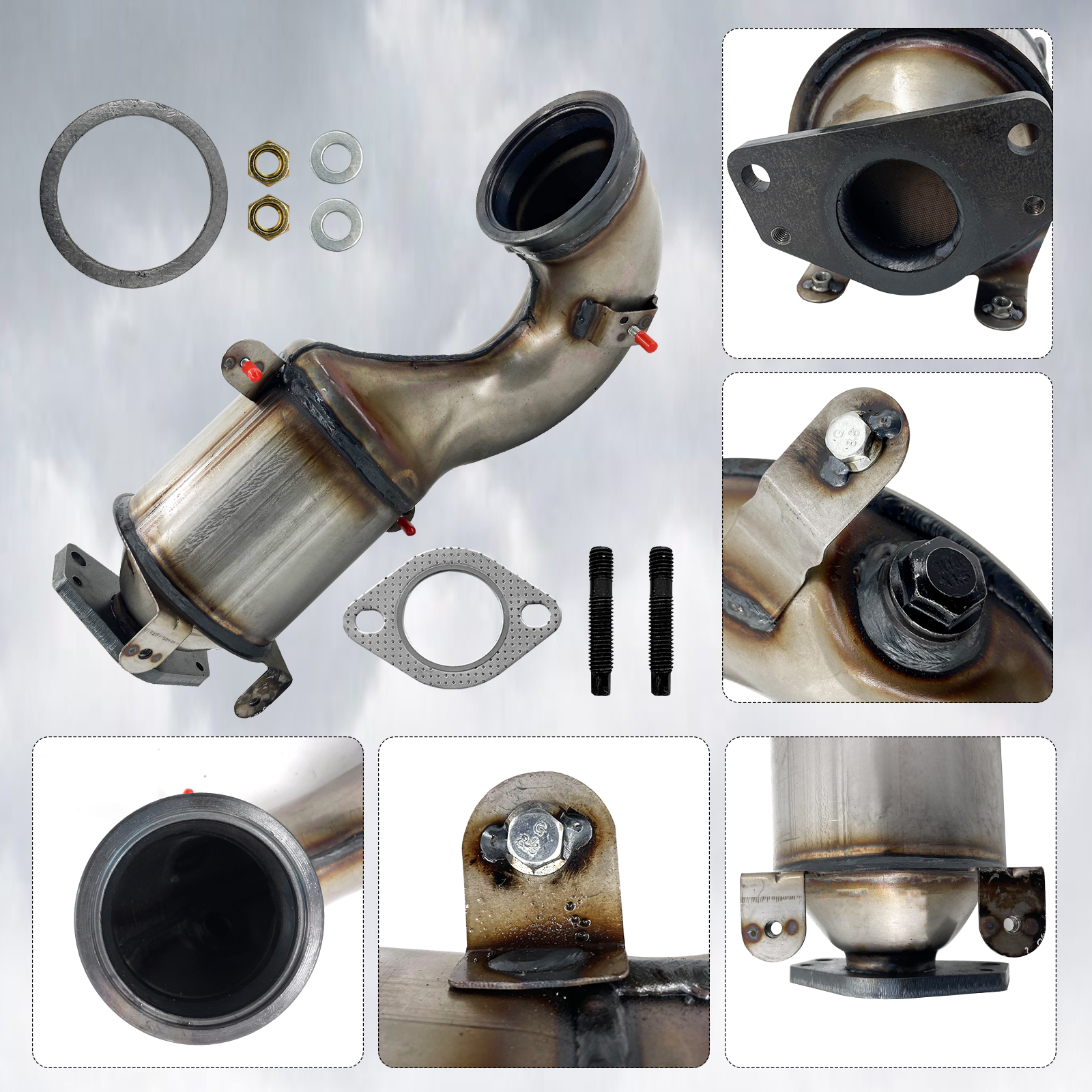 Front Catalytic Converter Compatible with 2013-2014 Dodge Dart Turbo 1.4L