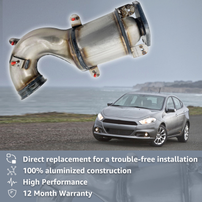 Front Catalytic Converter Compatible with 2013-2014 Dodge Dart Turbo 1.4L