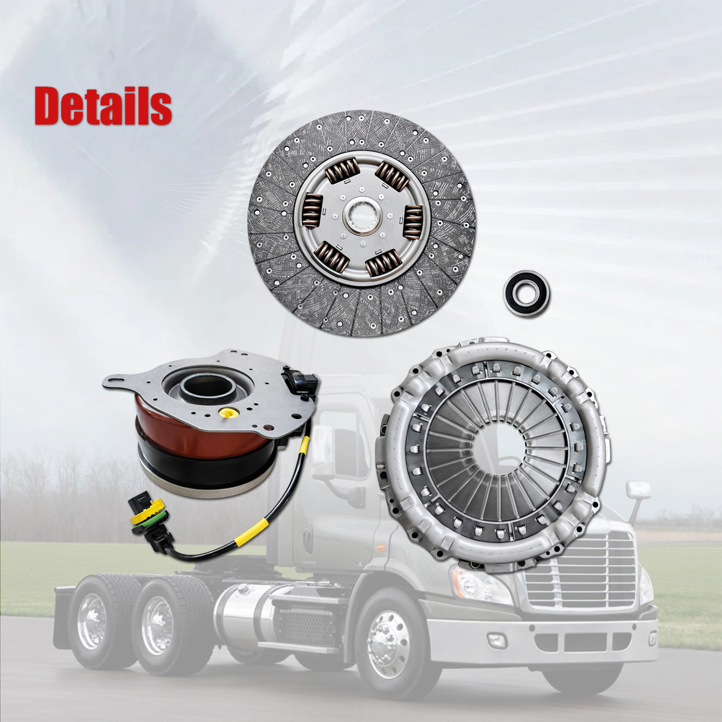 Transmission clutch Kit for Freightliner DT12 fit for Freightliner Cascadia 2008-2022, Western Star 5700XE 2016-2022 