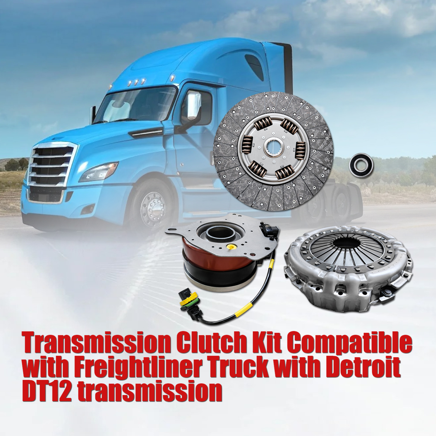 Transmission clutch Kit for Freightliner DT12 fit for Freightliner Cascadia 2008-2022, Western Star 5700XE 2016-2022 
