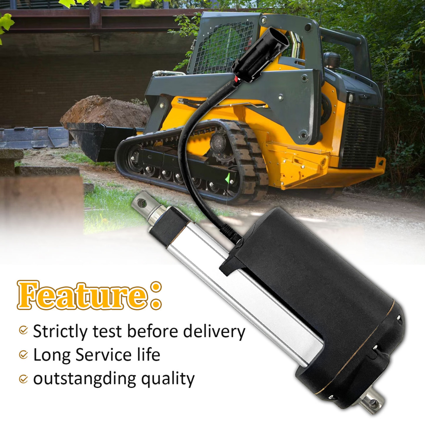 AT494284 Quick Tach Actuator fit for John Deere 318D 320D 323D 319D 329D 328E 204K 204L 244J 244K 244L 304J