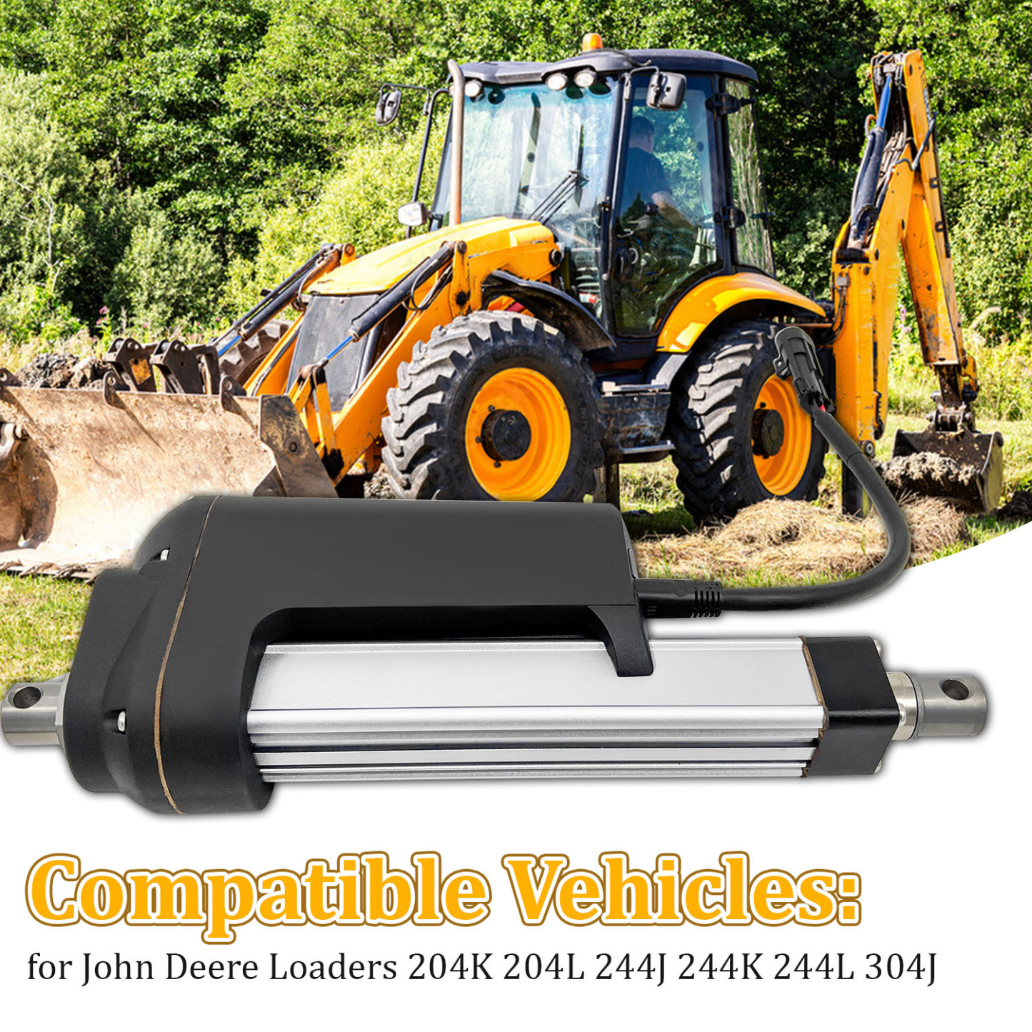 AT494284 Quick Tach Actuator fit for John Deere 318D 320D 323D 319D 329D 328E 204K 204L 244J 244K 244L 304J
