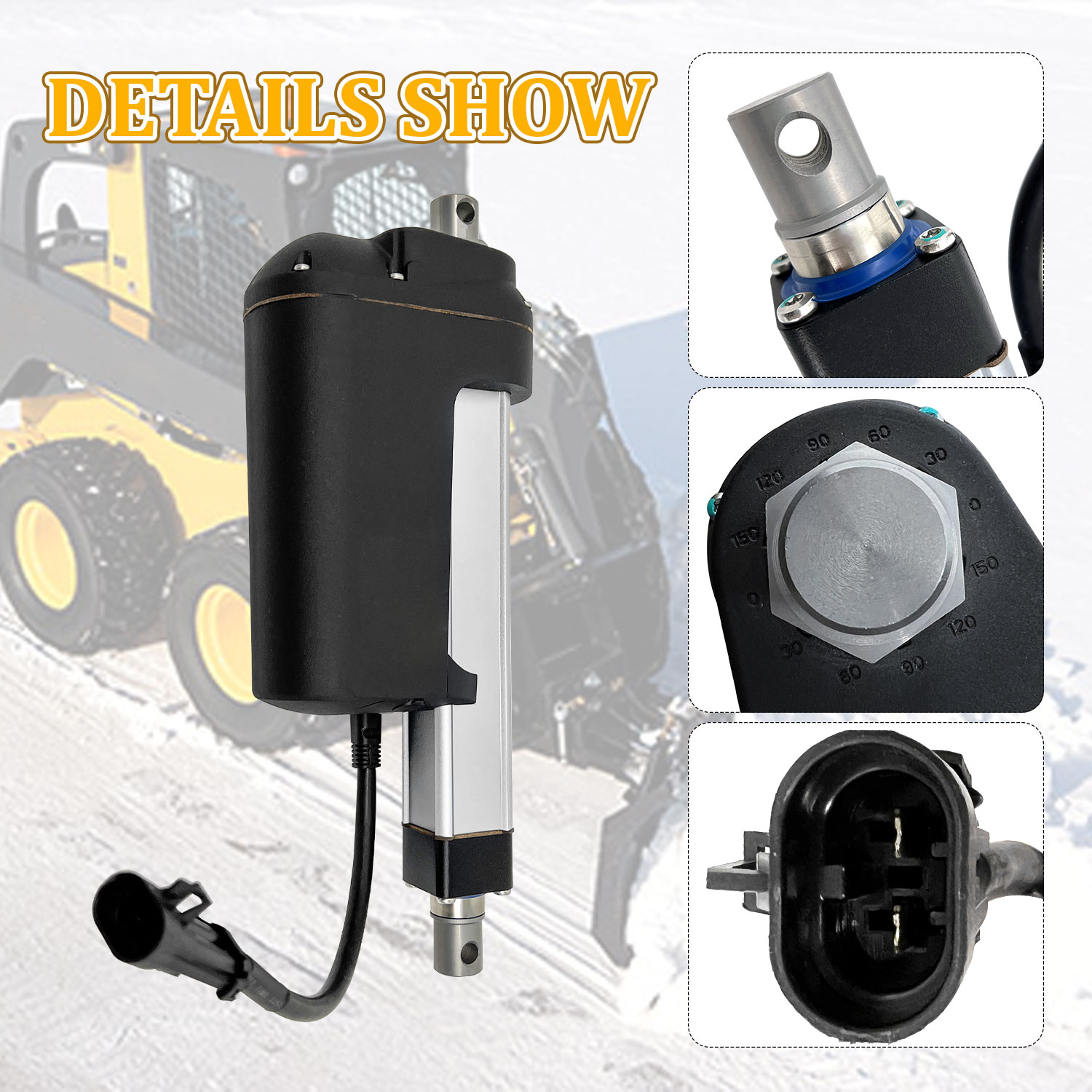 AT494284 Quick Tach Actuator fit for John Deere 318D 320D 323D 319D 329D 328E 204K 204L 244J 244K 244L 304J