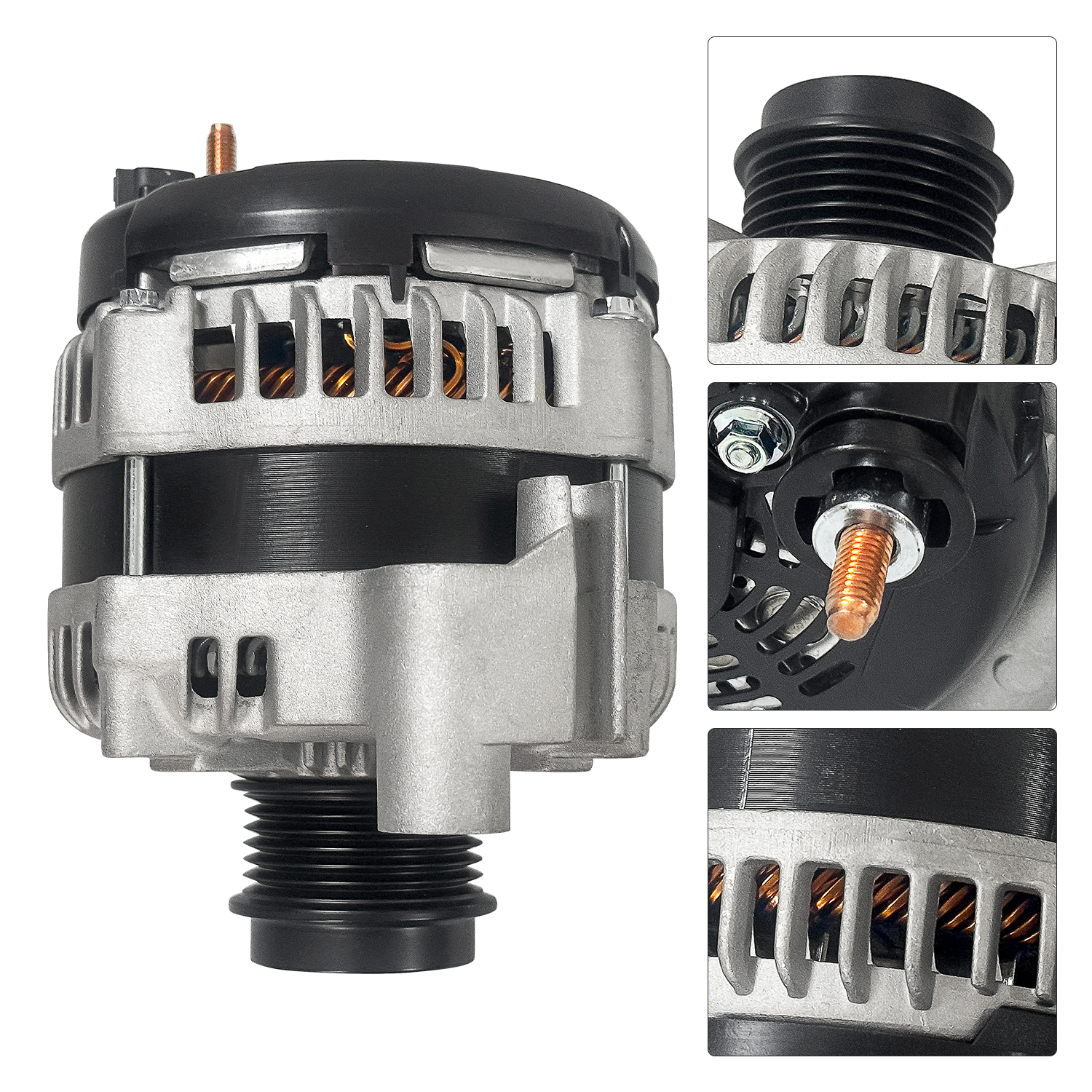 250 Amp Alternator fit for Ram Promaster 1500/2500/3500 2014-2021 3.6L (220) V6
