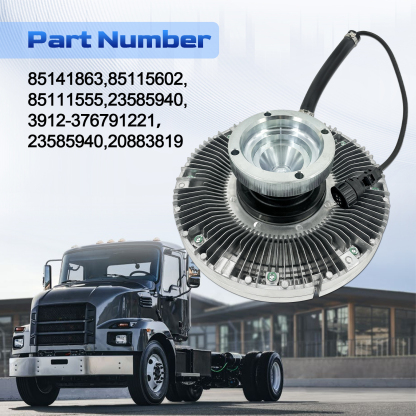 Engine Cooling Fan Clutch for Volvo D13 D11 12.8L 10.8L L6 for Mack MP7 MP8 11L 13L
