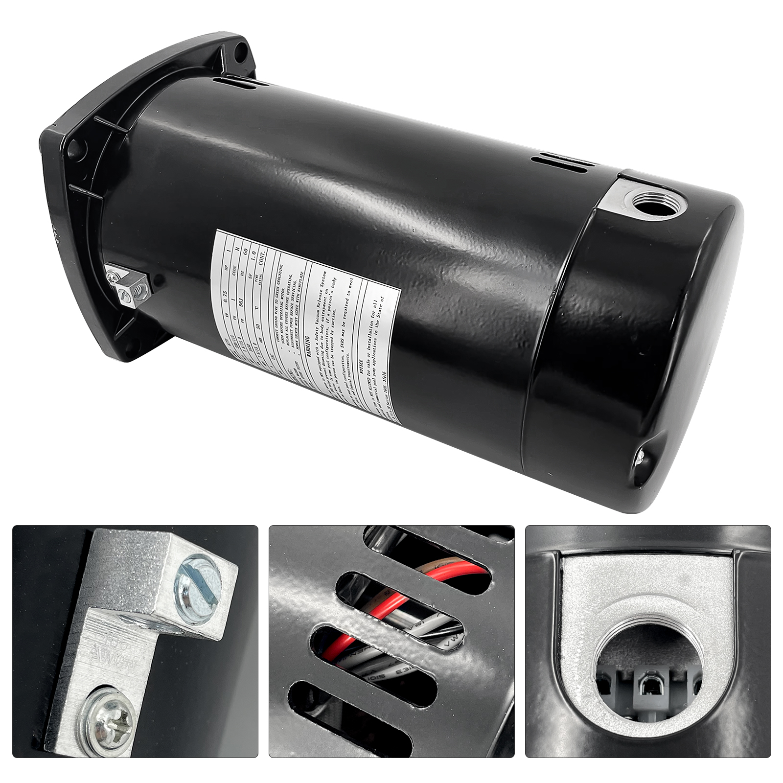 ■m.■ Pool Pump Motor 1.5HP 115/230V Single Speed and Seal Kit fit for