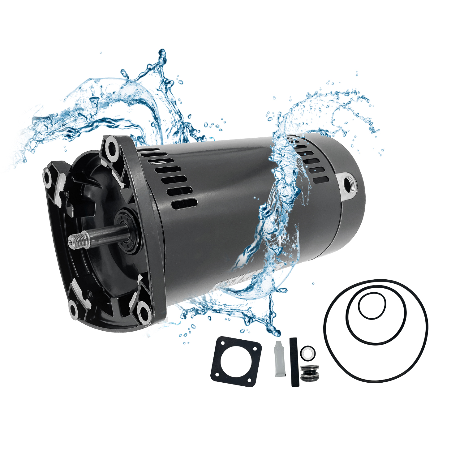 ｍ❤︎ Pool Pump Motor 1.5HP 115/230V Single Speed and Seal Kit fit for