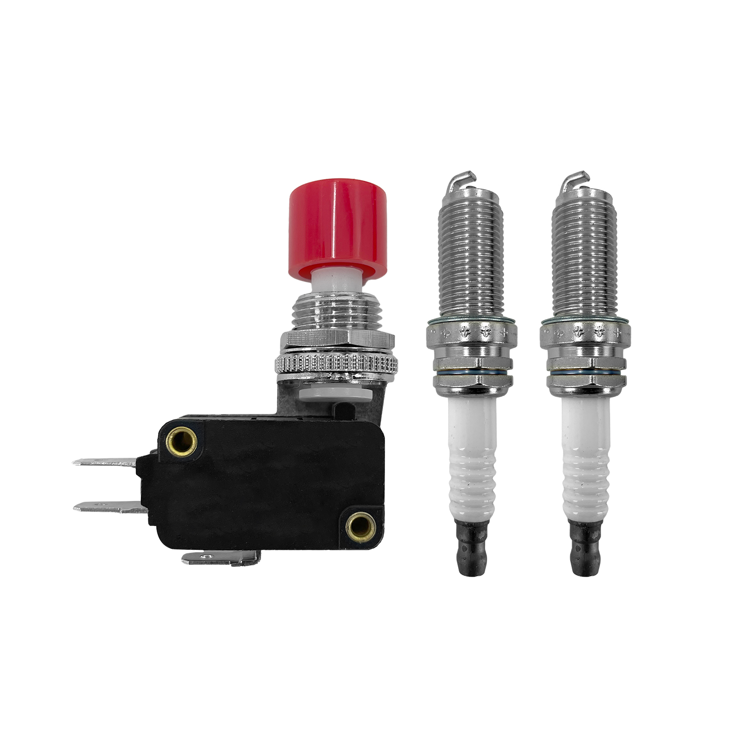12V Dual Single Flame Thrower Kit Exhaust Flame Sprayer fit for Car and Motorcycle Racing Applications(BFTKAFK-Dual)