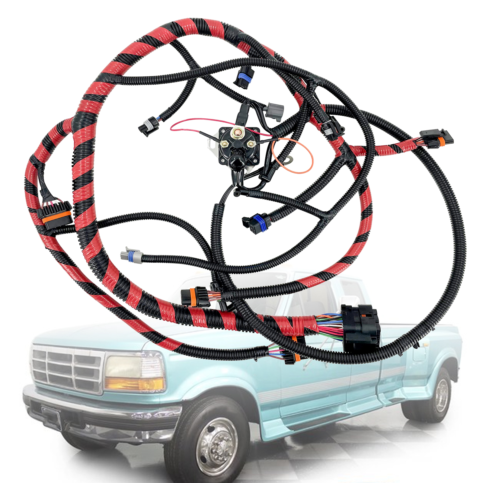 Engine Wiring Harness Assembly Fit for 1997 Ford F-250 HD F-350 F-Super Duty 7.3L Diesel