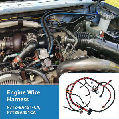 Engine Wiring Harness Assembly Fit for 1997 Ford F-250 HD F-350 F-Super Duty 7.3L Diesel