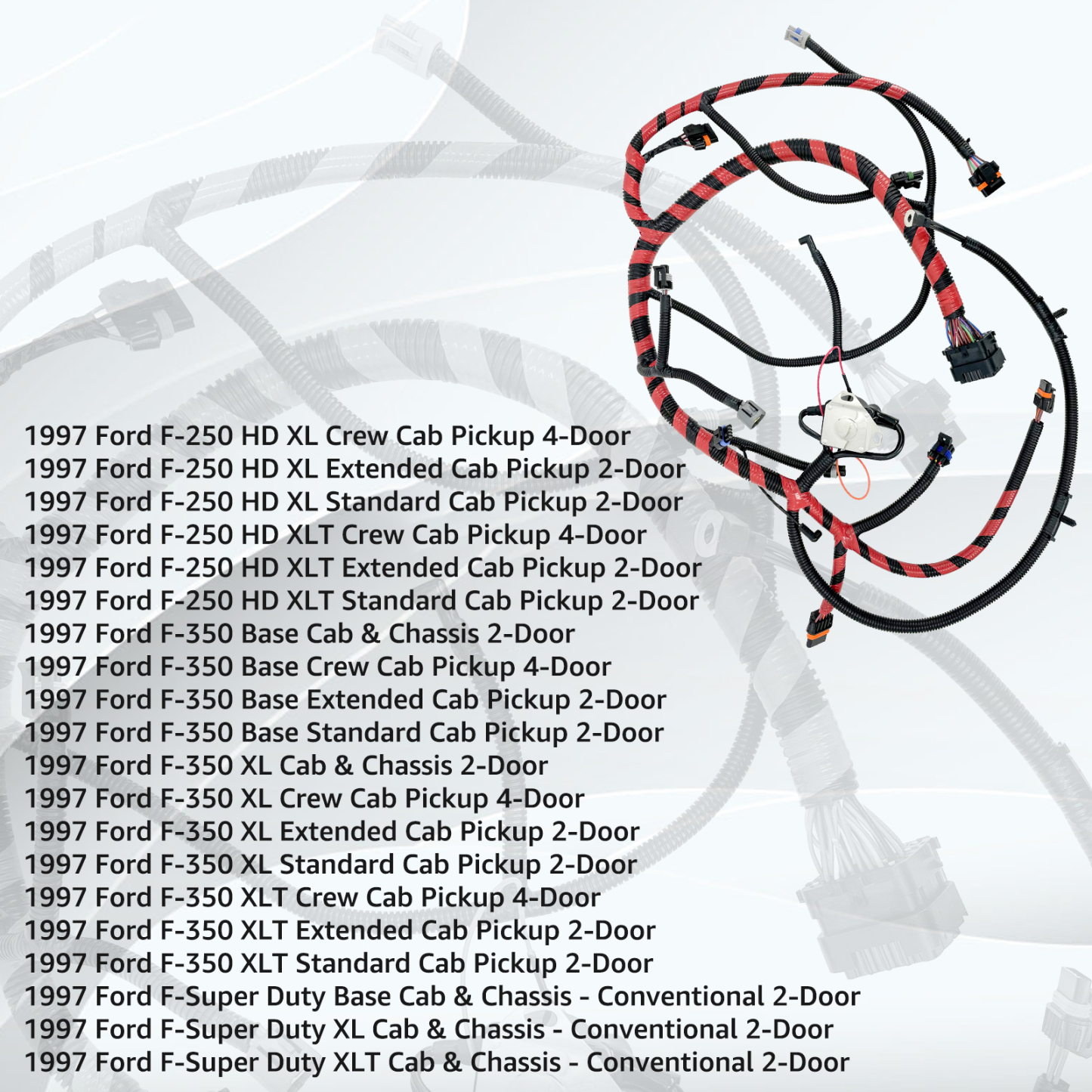 Engine Wiring Harness Assembly Fit for 1997 Ford F-250 HD F-350 F-Super Duty 7.3L Diesel