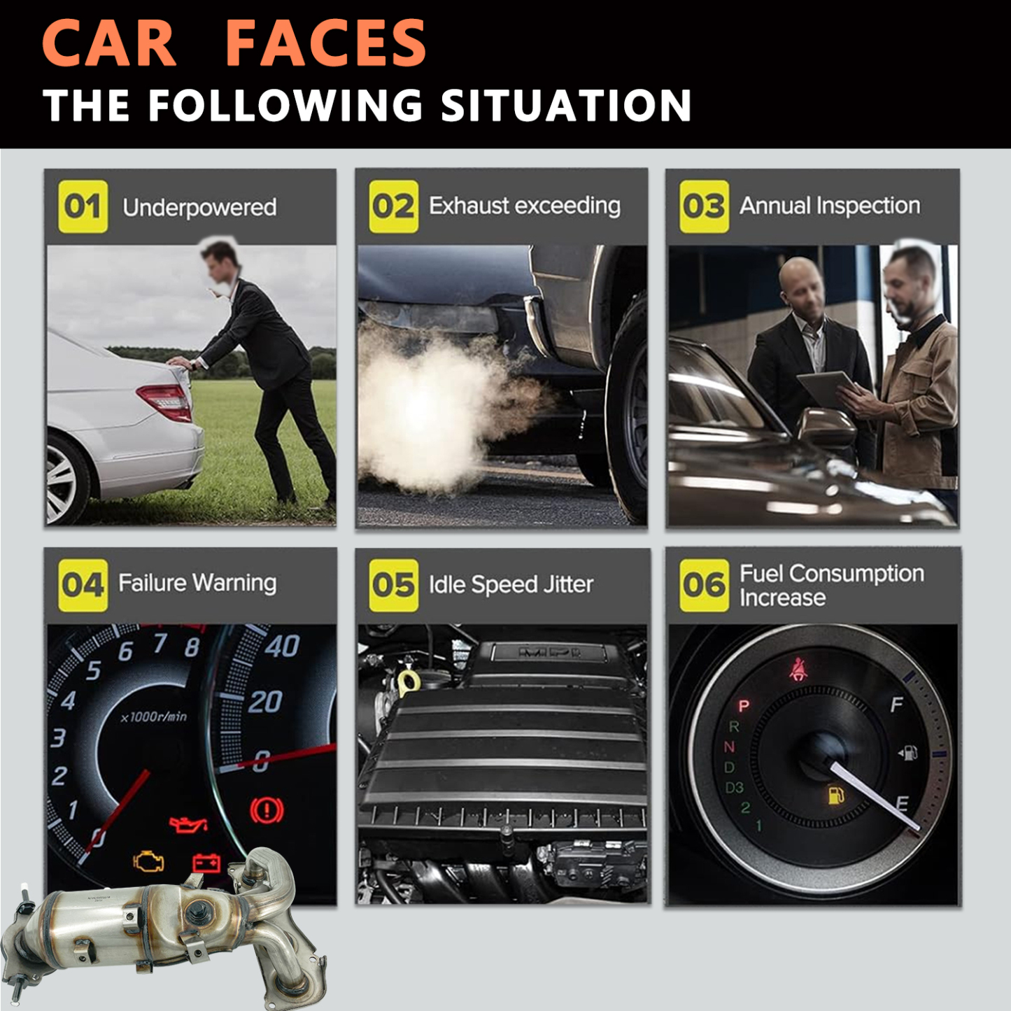 2004-2005 Toyota RAV4 Catalytic Converter Kit EPA Compliant