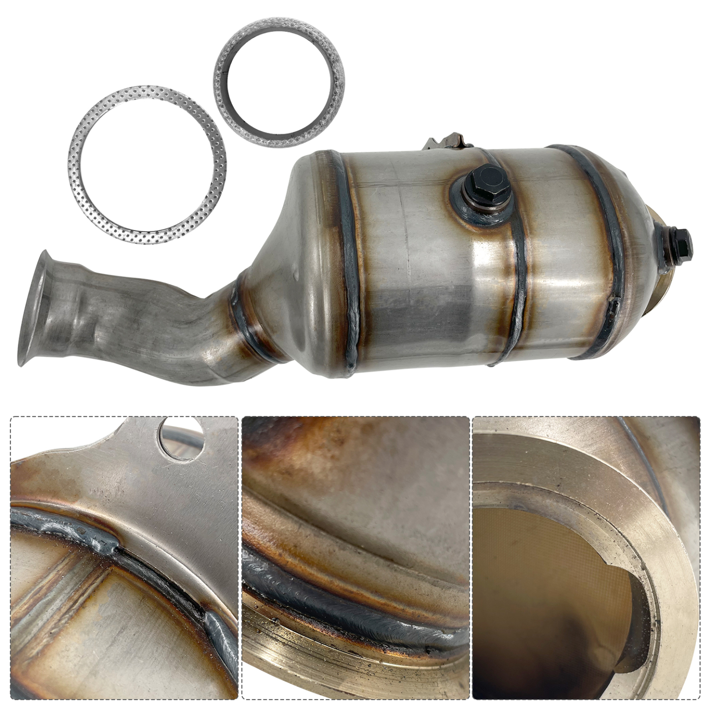Front Catalytic Converter fit for 2015-2020 Mercedes-Benz C300 E300 GLC300 2.0L