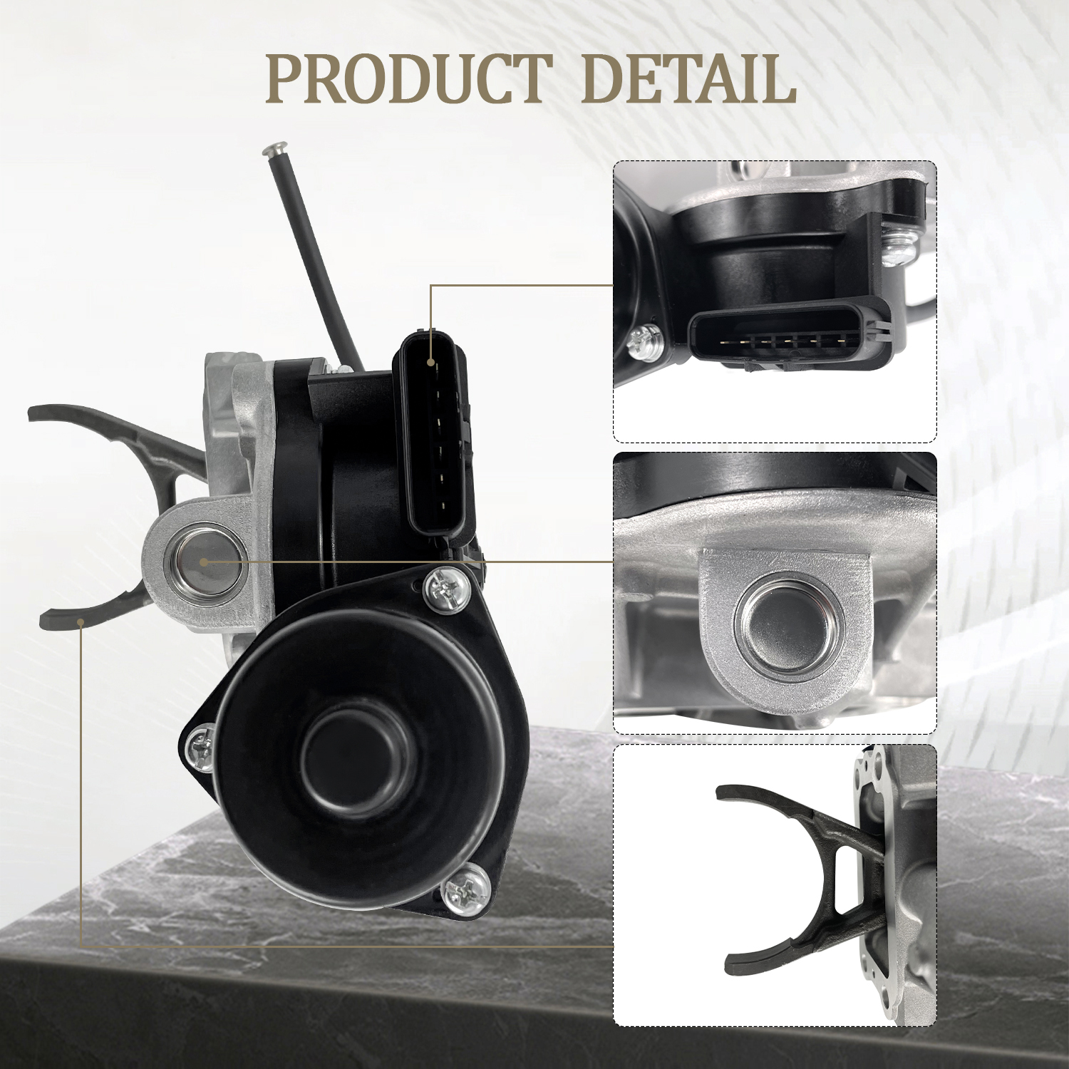 Front Differential Shift Actuator Assy Fit for Toyota Sequoia 2008-2022 Tundra 2007-2021 4WD 