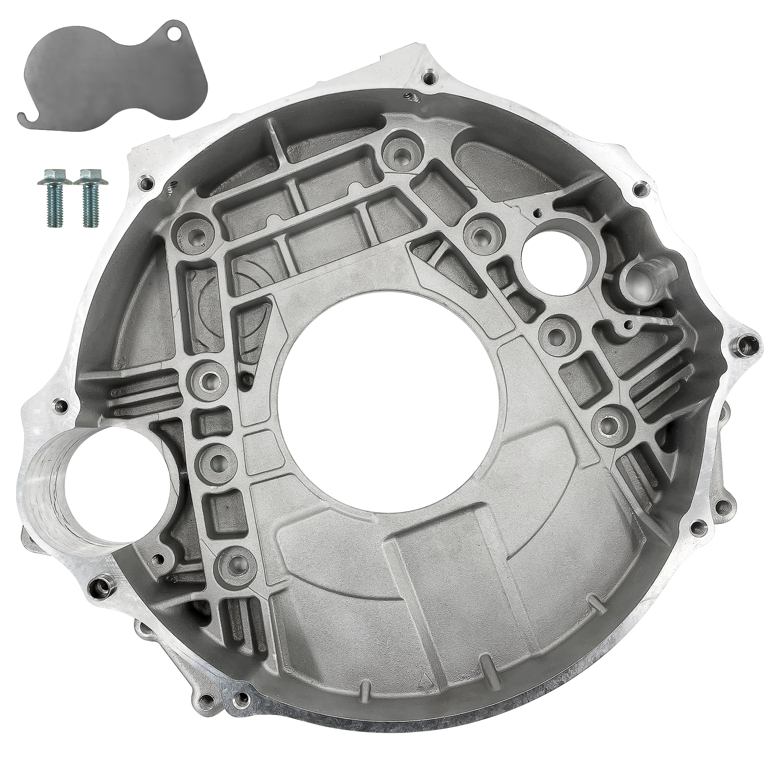Transmission Adapter Plate fit for 2007-2024 Dodge 2500 3500, Replacement for Cummins 6.7L Diesel Engine 68RFE Trans Flywheel Bell Housing