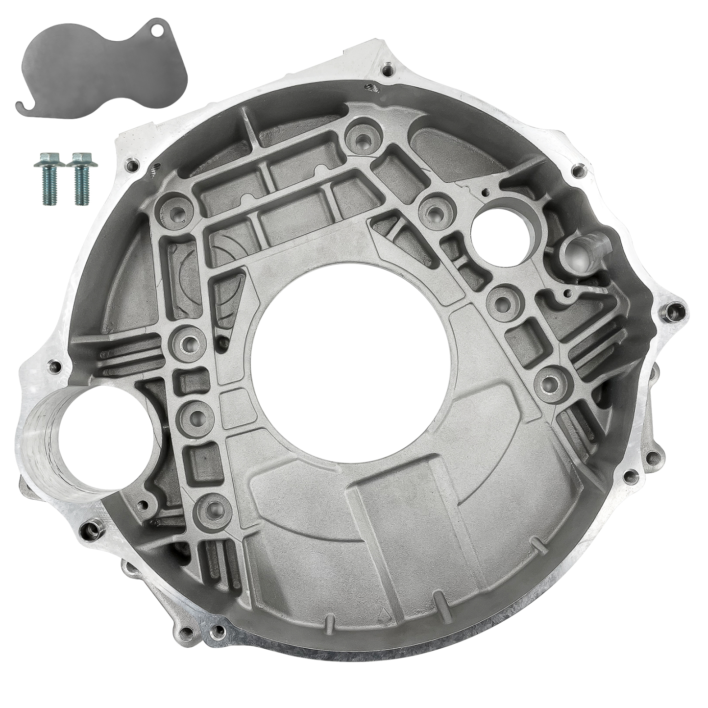 Transmission Adapter Plate fit for 2007-2024 Dodge 2500 3500, Replacement for Cummins 6.7L Diesel Engine 68RFE Trans Flywheel Bell Housing