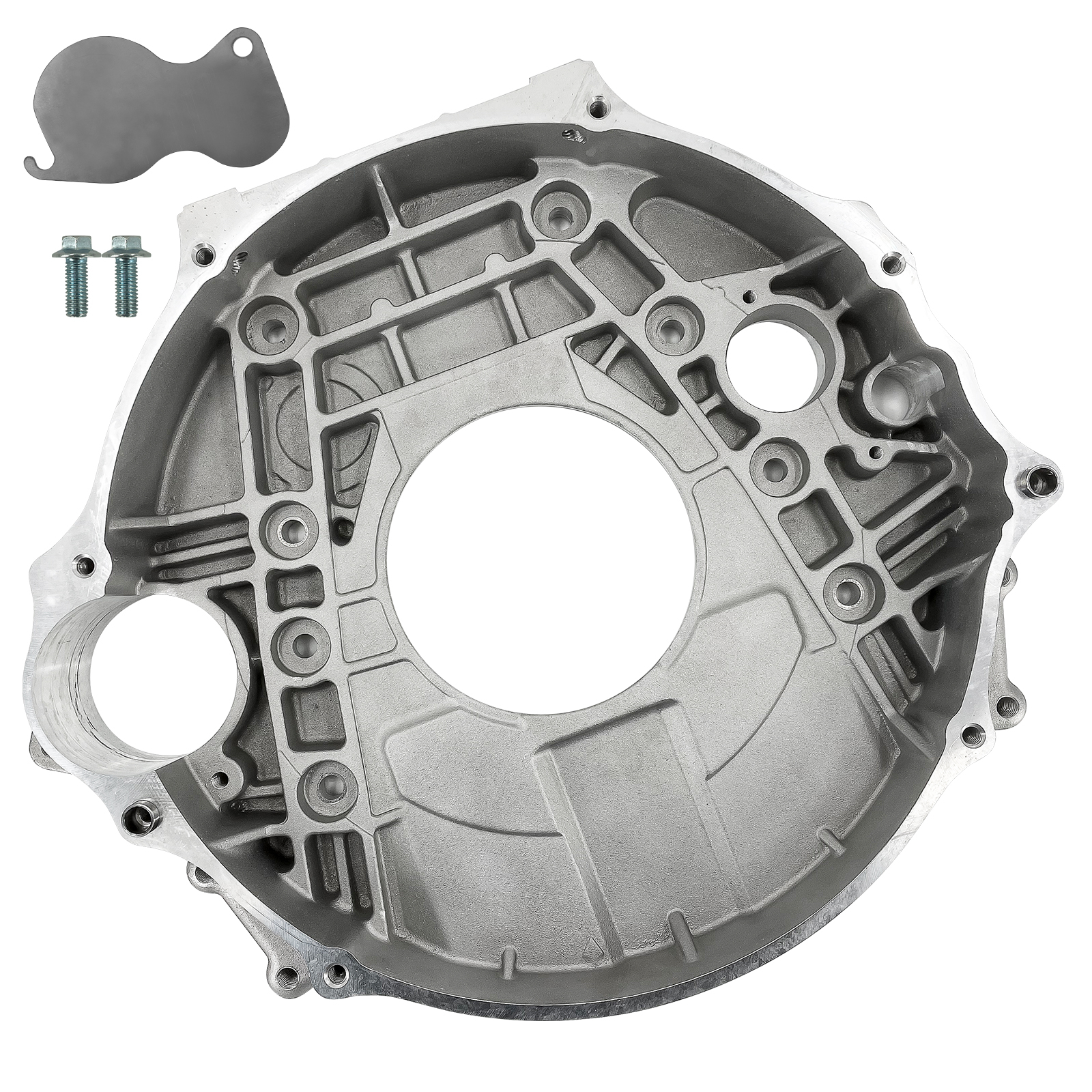 Transmission Adapter Plate fit for 2007-2024 Dodge 2500 3500, Replacement for Cummins 6.7L Diesel Engine 68RFE Trans Flywheel Bell Housing