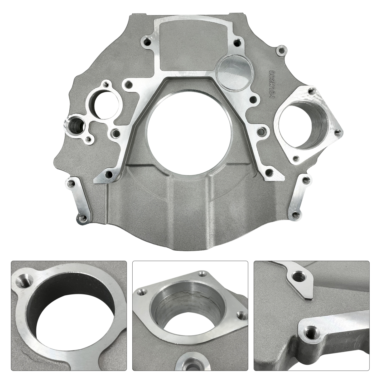 Transmission Adapter Plate fit for 2007-2024 Dodge 2500 3500, Replacement for Cummins 6.7L Diesel Engine 68RFE Trans Flywheel Bell Housing