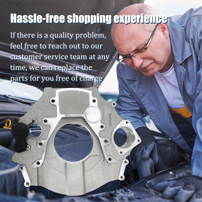 Transmission Adapter Plate fit for 2007-2024 Dodge 2500 3500, Replacement for Cummins 6.7L Diesel Engine 68RFE Trans Flywheel Bell Housing