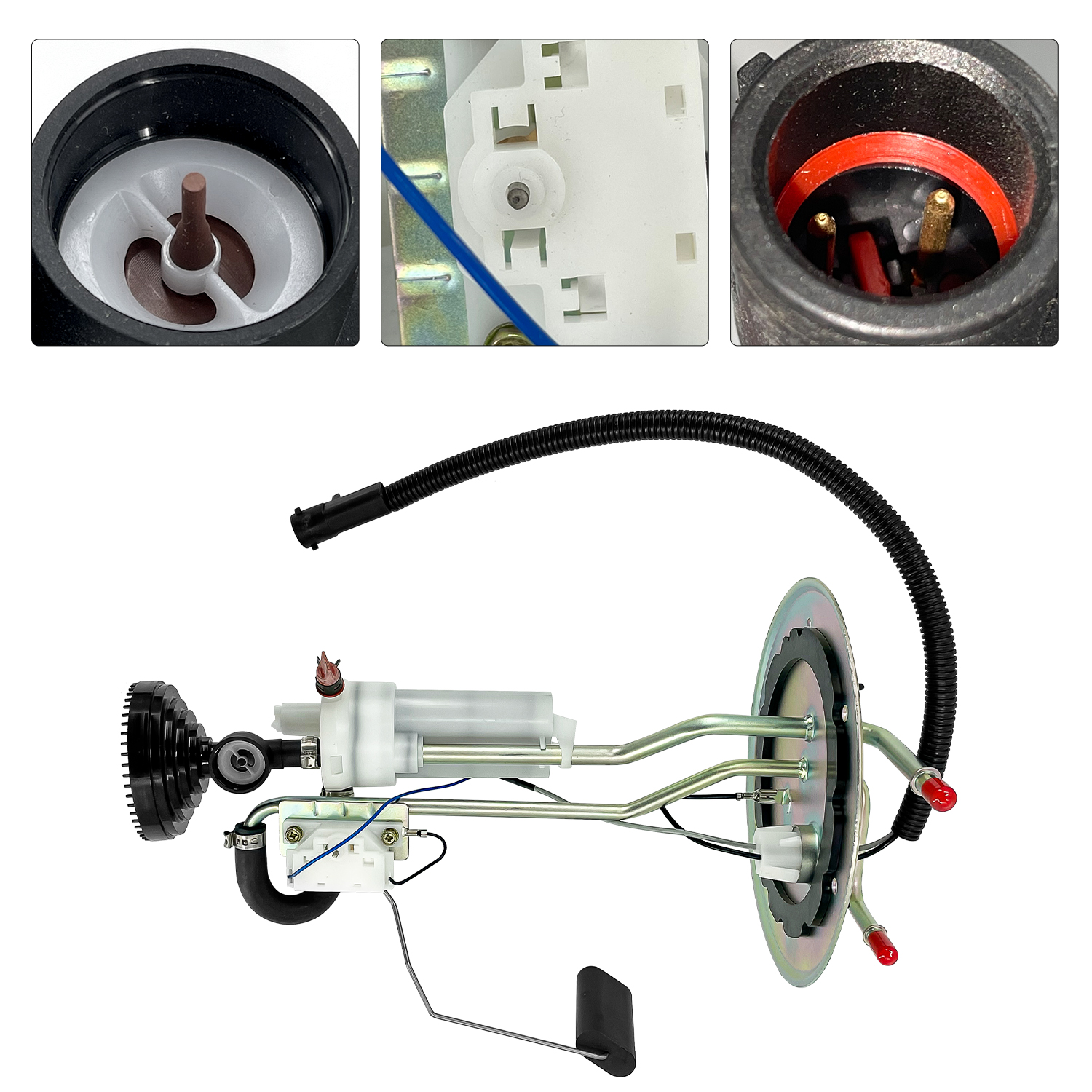 Fuel Tank Sending Unit Fits for Ford F-350 F-450 F-550 Super Duty V8 7.3L 1999-2003 with Midship Fuel Tank