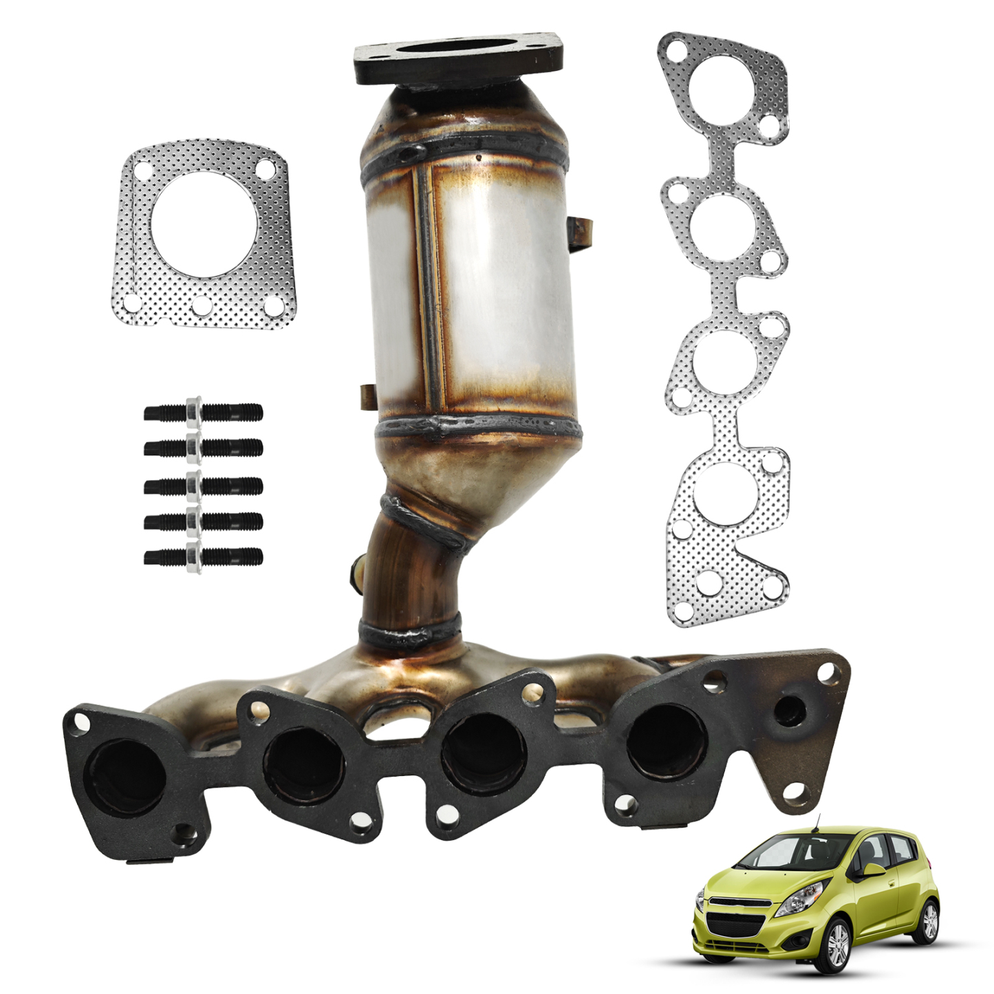 674-929 Manifold Catalytic Converter Fits For 2013-2014 Chevy Spark 1.2L & 2017 Chevy Spark Classic 1.2L