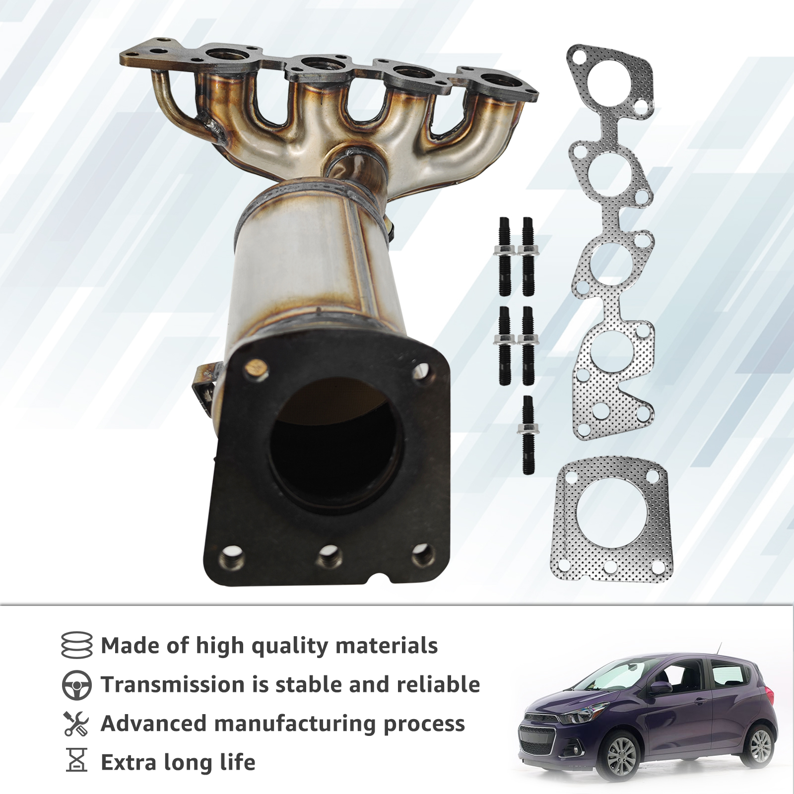 674-929 Manifold Catalytic Converter Fits For 2013-2014 Chevy Spark 1.2L & 2017 Chevy Spark Classic 1.2L