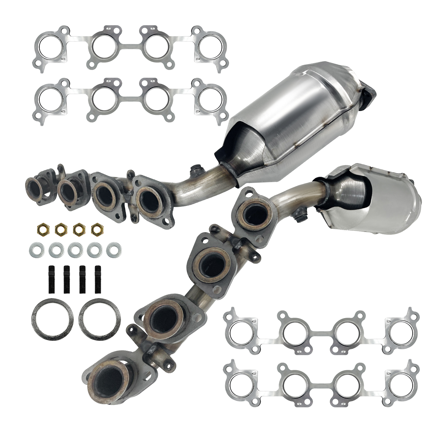 1 Pair Left and Right Exhaust Catalytic Converters Kit Fits Lexus GX470 Toyota 4Runner 2003-2004 EPA Compliant