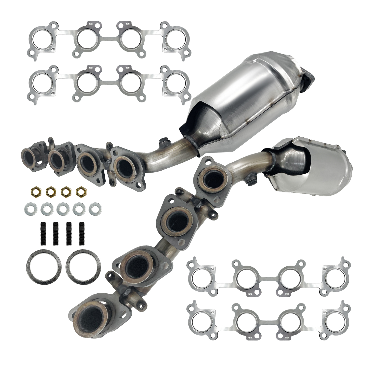 1 Pair Left and Right Exhaust Catalytic Converters Kit Fits Lexus GX470 Toyota 4Runner 2003-2004 EPA Compliant
