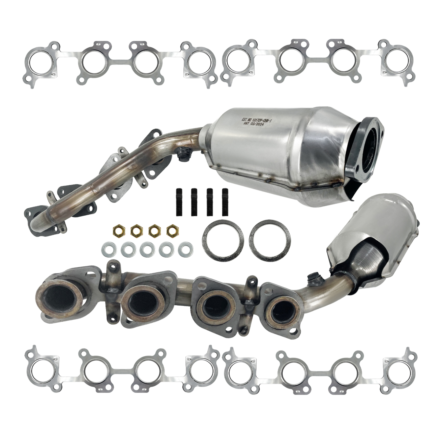1 Pair Left and Right Exhaust Catalytic Converters Kit Fits Lexus GX470 Toyota 4Runner 2003-2004 EPA Compliant