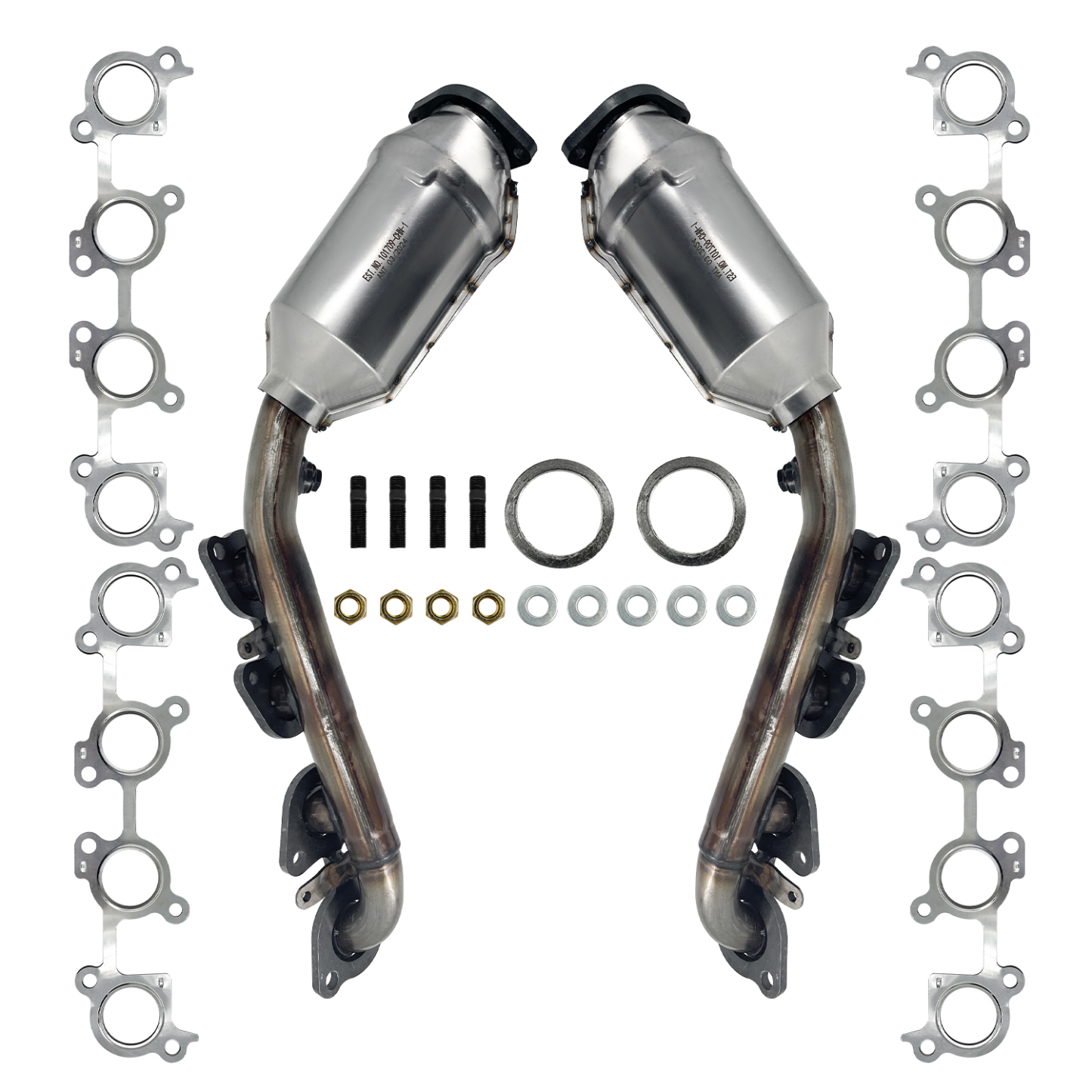 1 Pair Left and Right Exhaust Catalytic Converters Kit Fits Lexus GX470 Toyota 4Runner 2003-2004 EPA Compliant