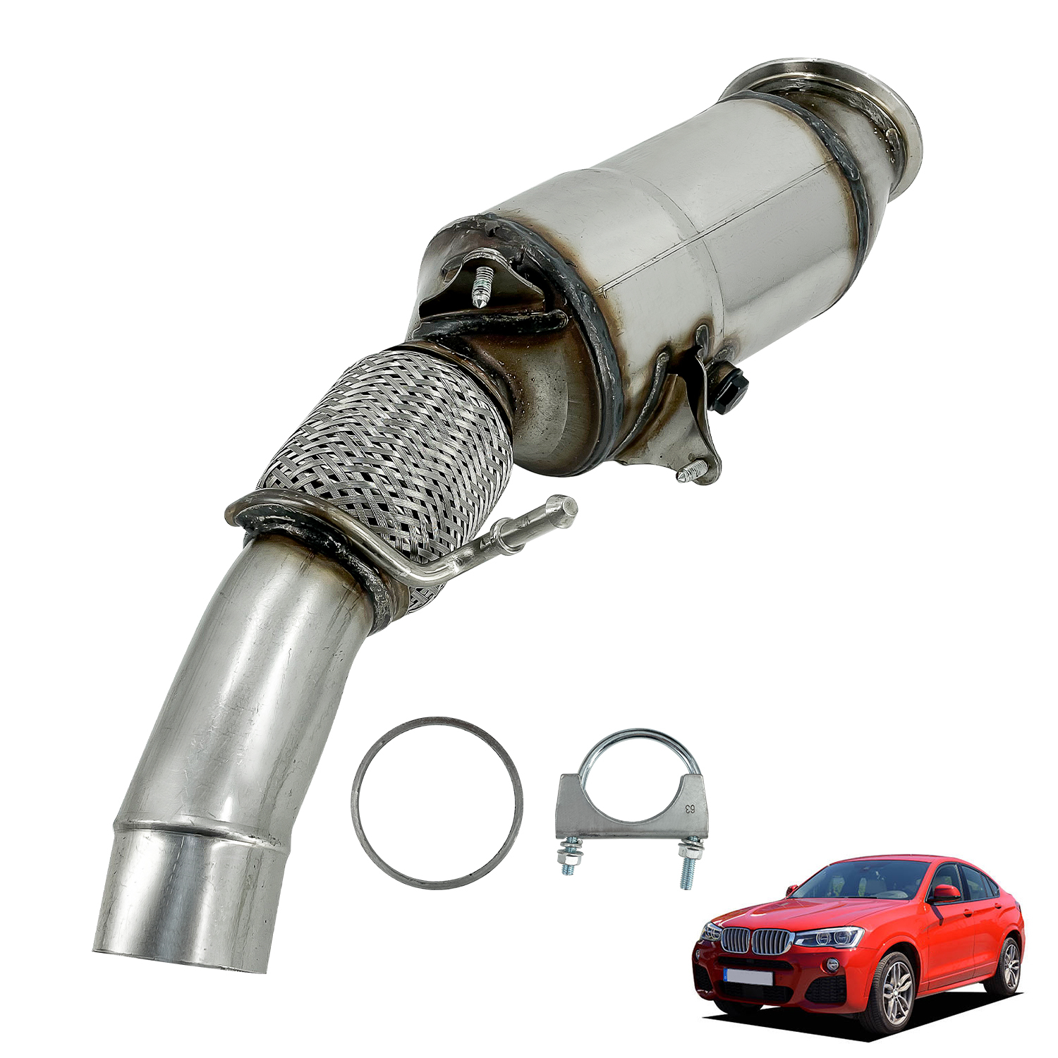 Catalytic Converter for BMW X3 F25 2013-2017, X1 E84 2009-2015, X4 F26 2013-2018 2.0L