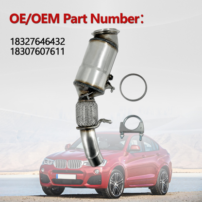 Catalytic Converter for BMW X3 F25 2013-2017, X1 E84 2009-2015, X4 F26 2013-2018 2.0L